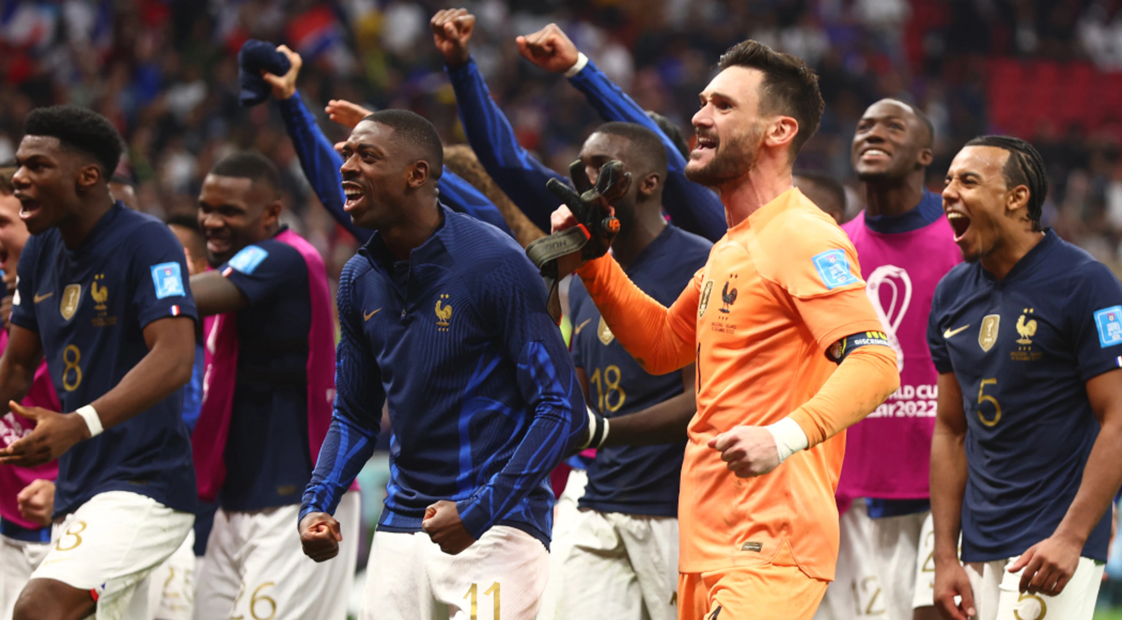 France battle past England as Morocco make history