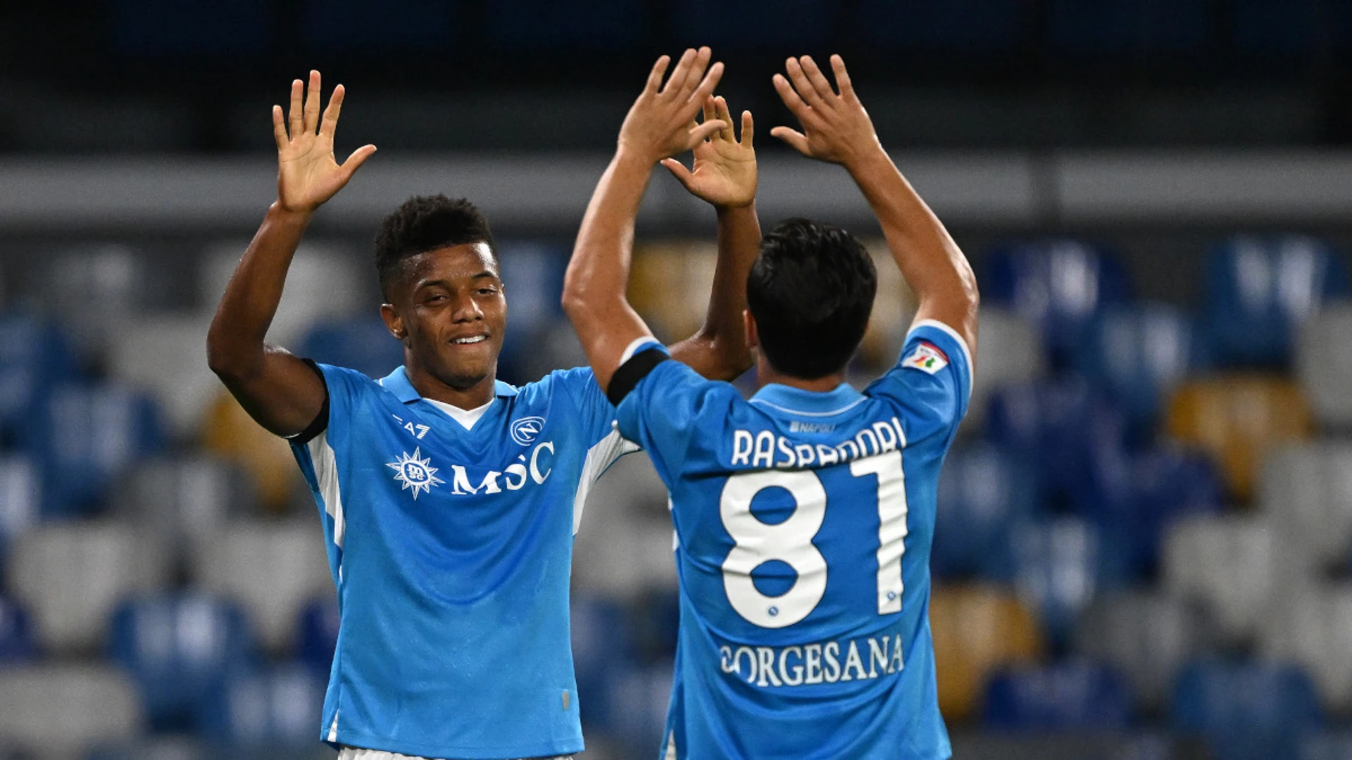 Napoli back to winning ways, says Raspadori