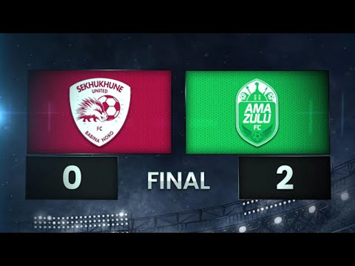 Sekhukhune United v AmaZulu | Match in 3 Minutes | Nedbank Cup | Round of 16