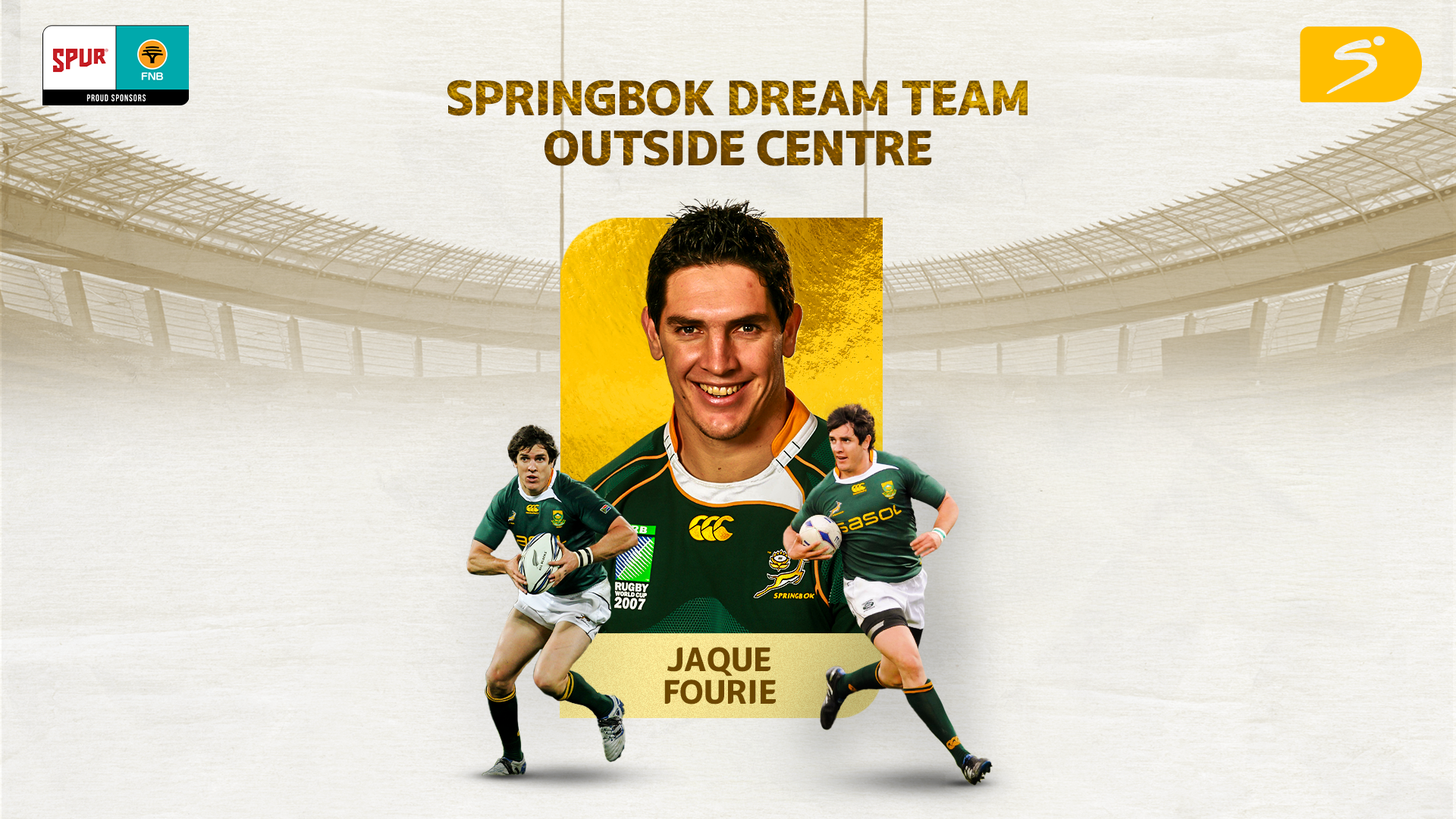 BOK DREAM TEAM: Fourie’s a jolly good fellow
