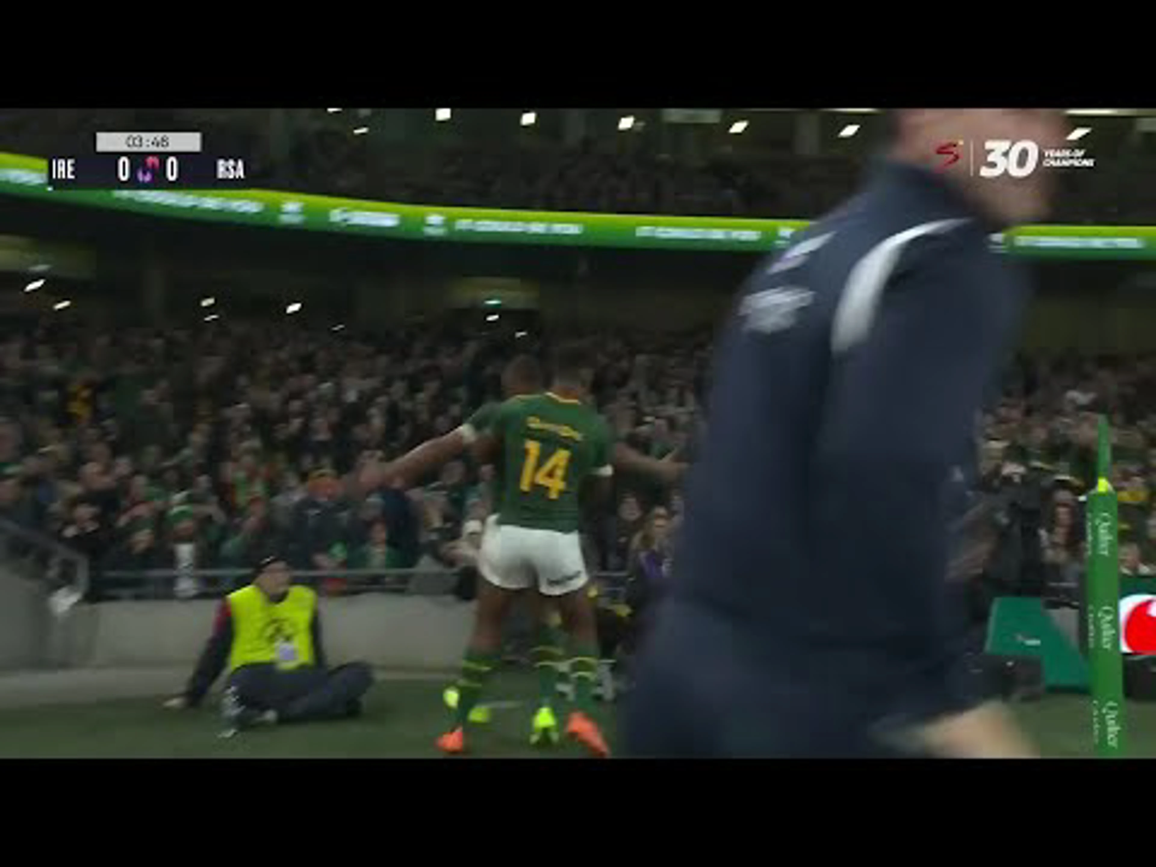 Damian Willemse | 4ᵗʰ Minute Try v Ireland
