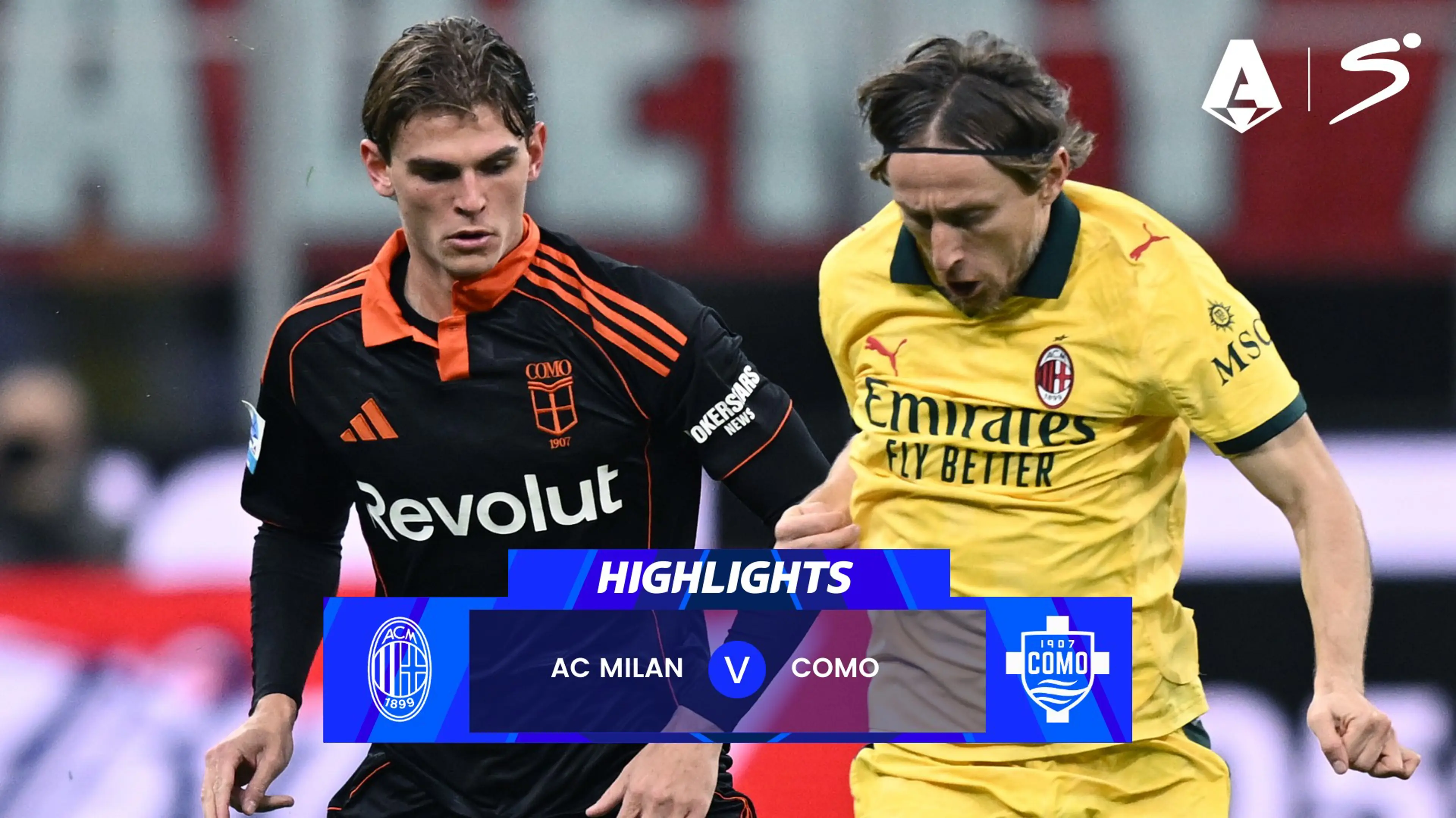 AC Milan v Como | Match Highlights | Italian Serie A