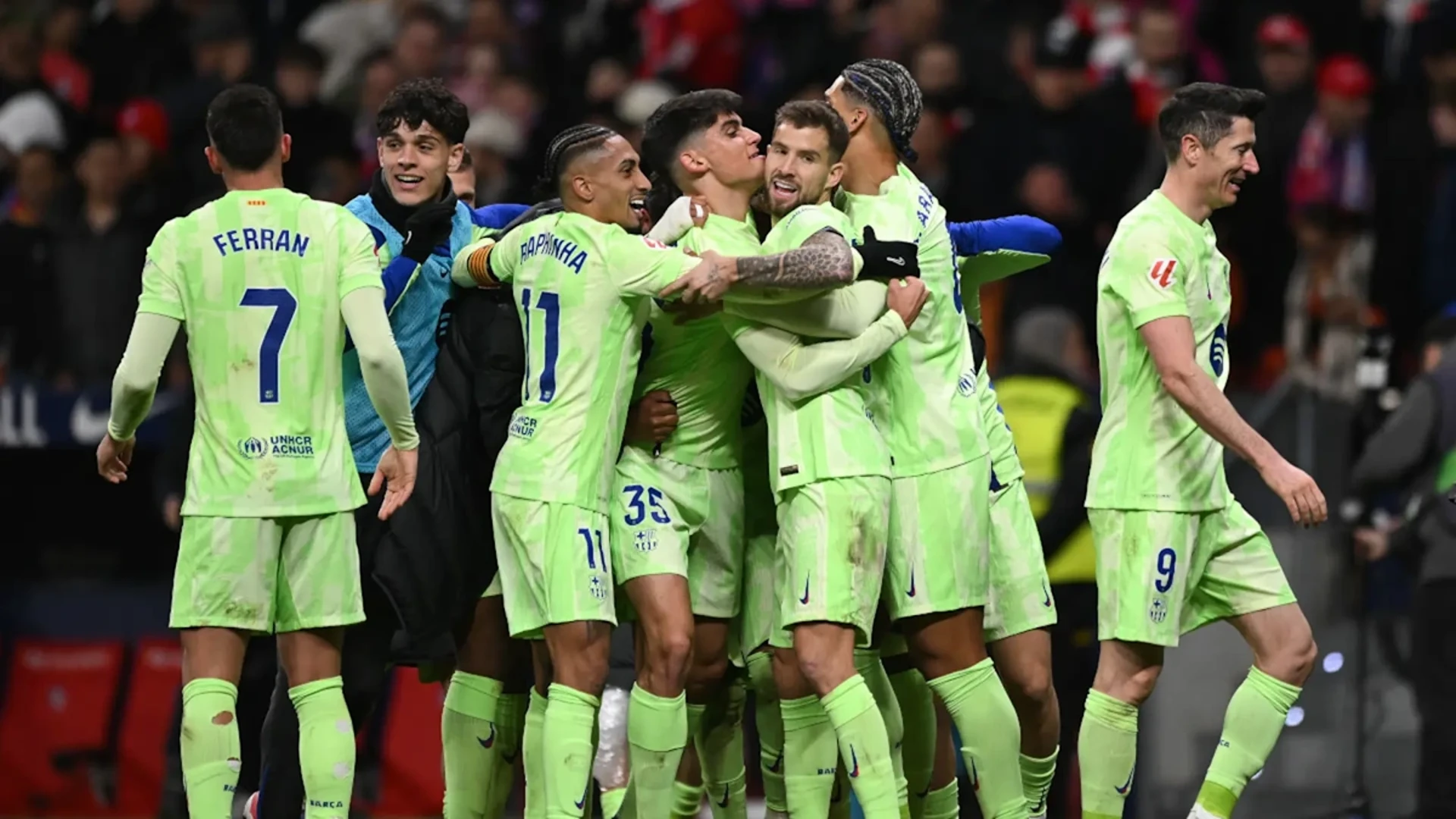 LATE DRAMA: Barca mount comeback to stun Atletico in thriller