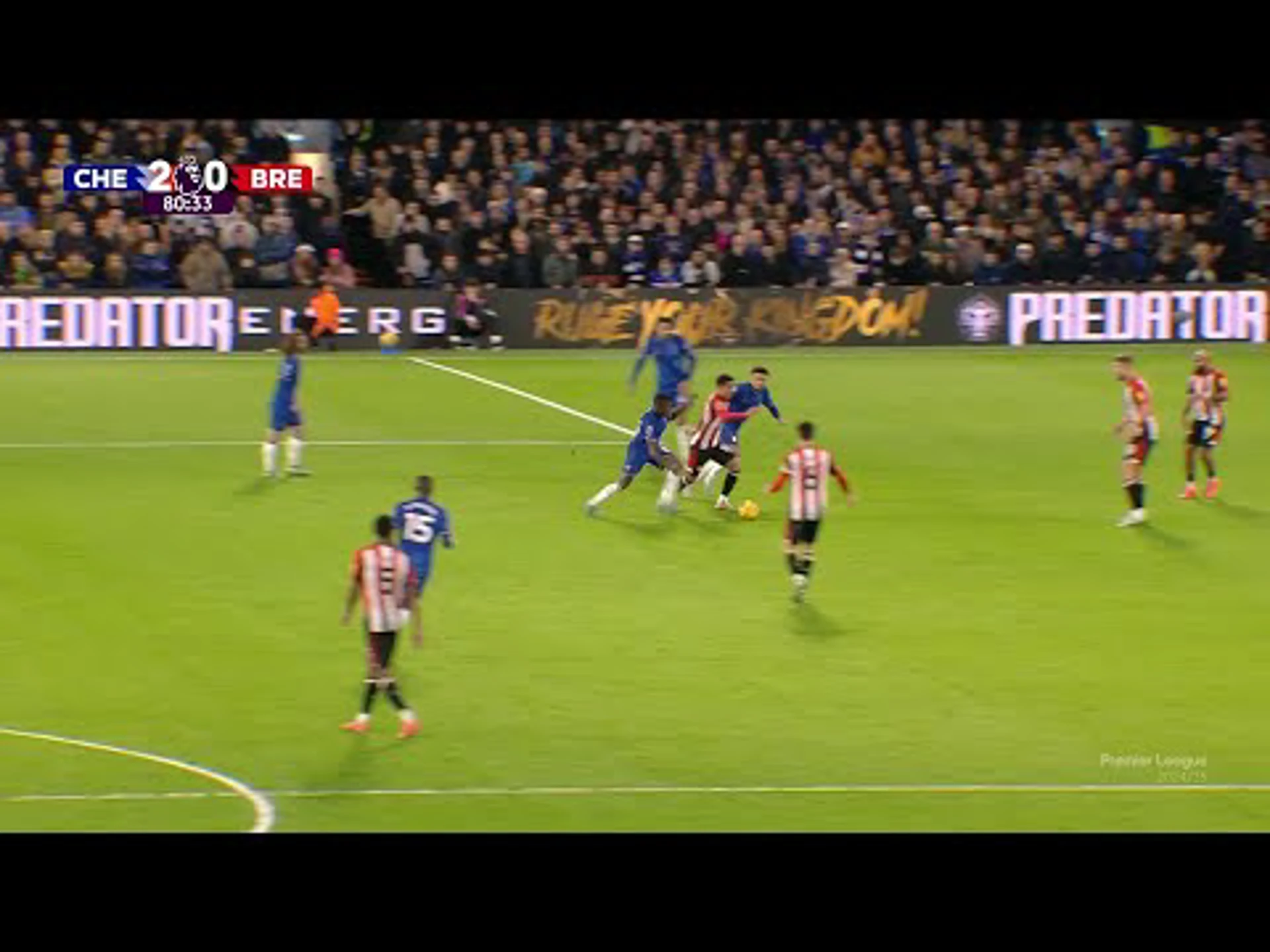 Nicolas Jackson | 80ᵗʰ Minute Goal v Brentford