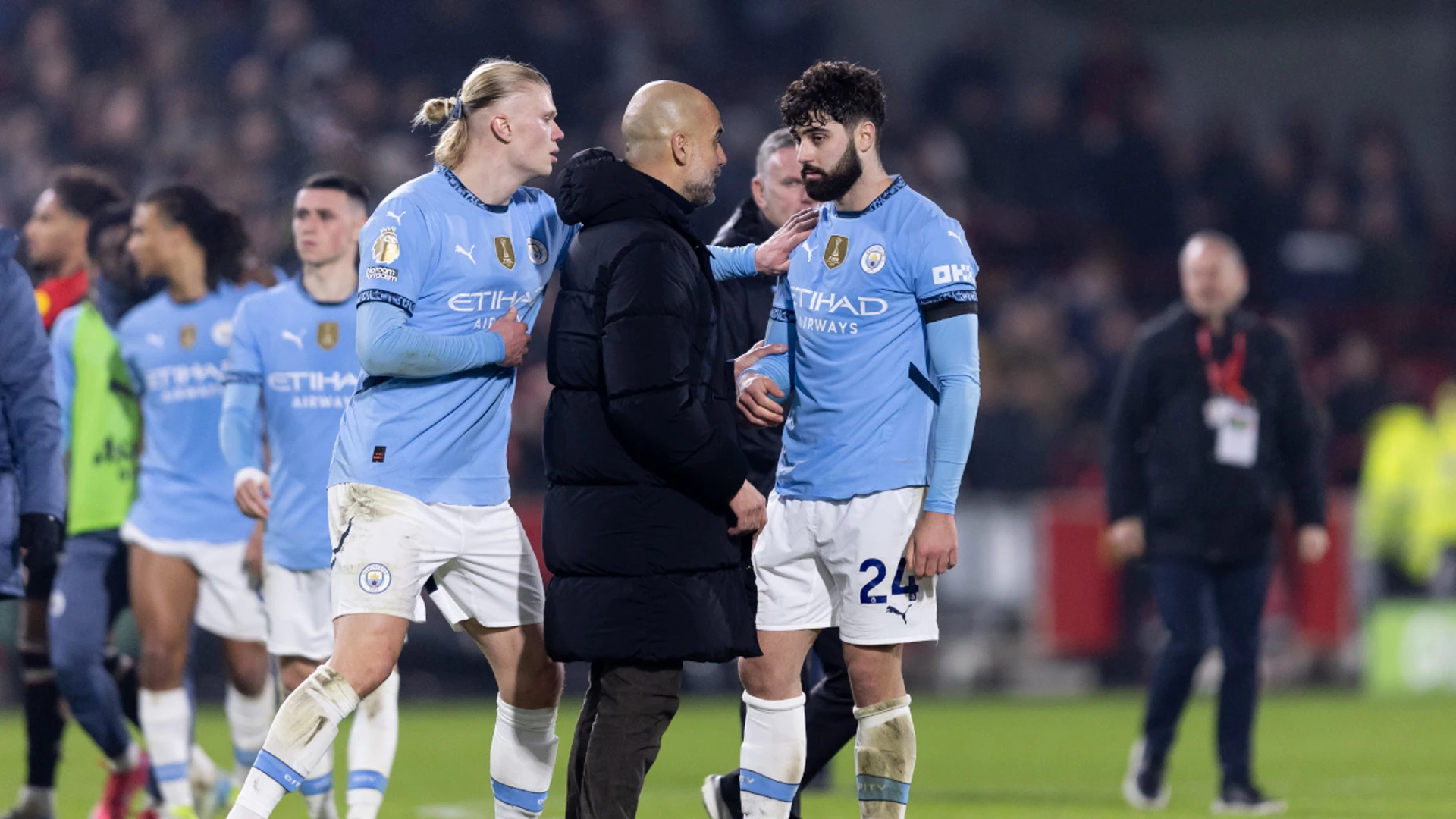 Guardiola rues missing players as Man City out-muscled by Brentford