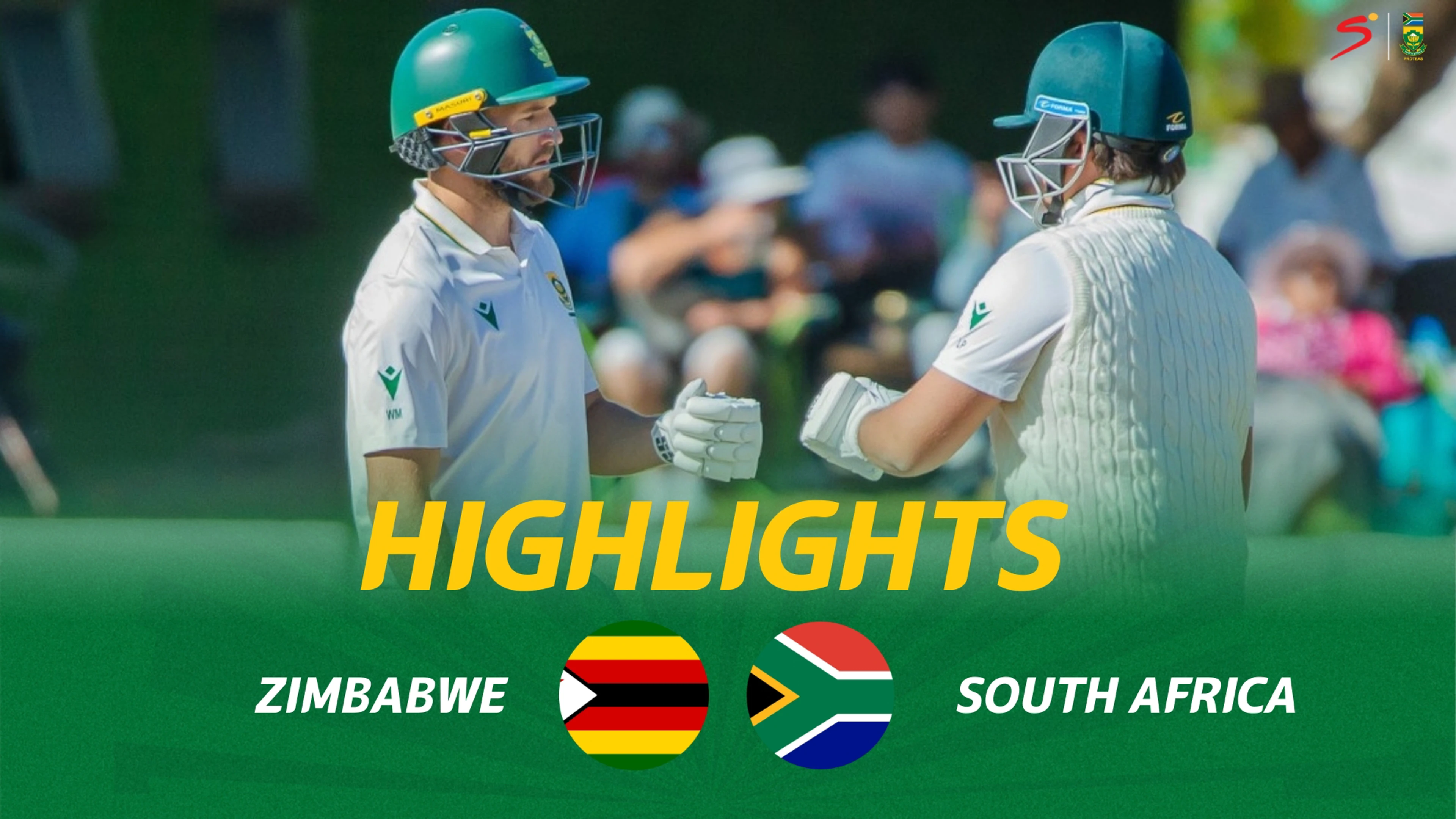 Zimbabwe v South Africa | Short Highlights | 2nd Test Day 1
