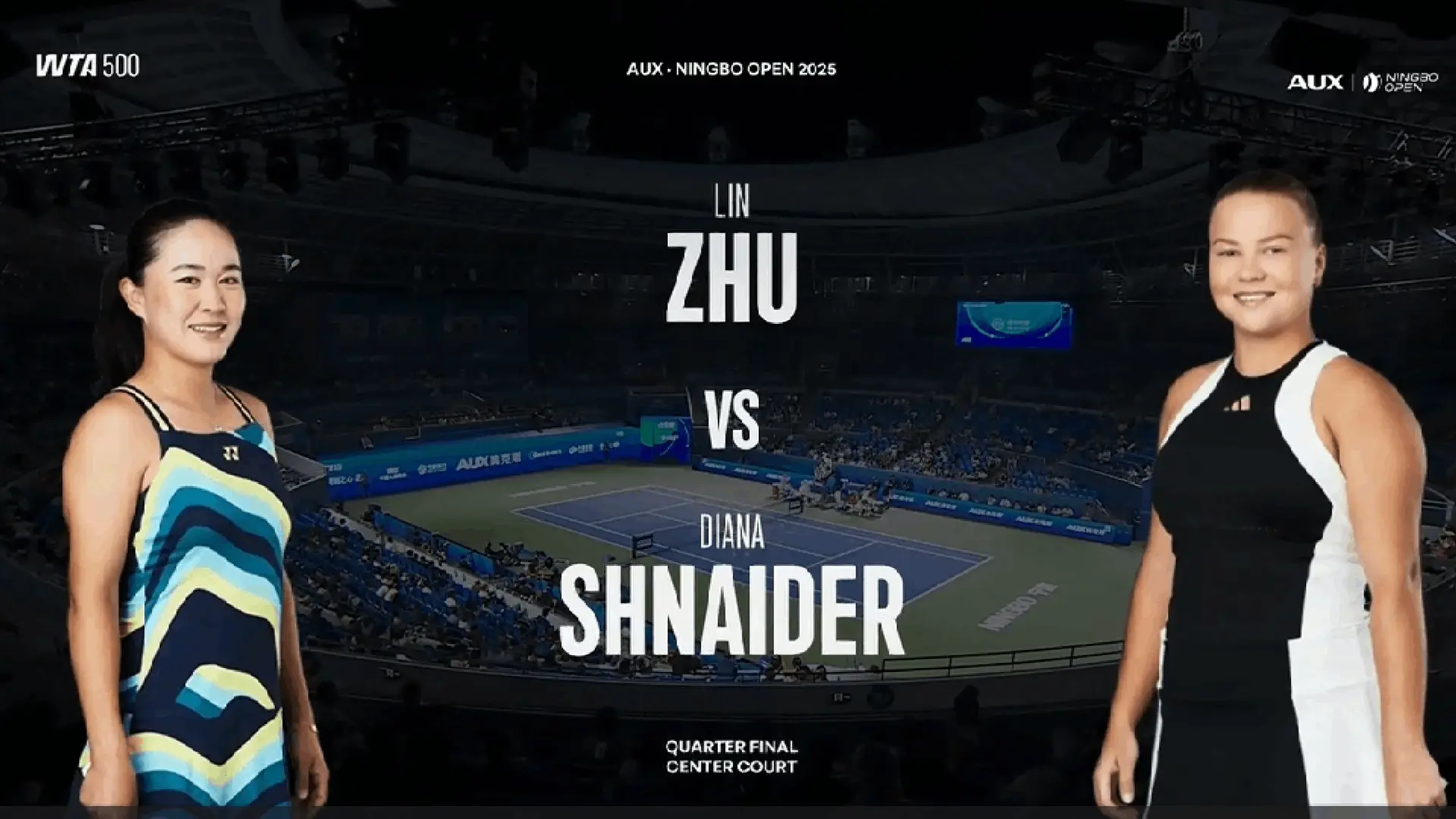 Lin Zhu v Diana Shnaider | Ningbo Open | QF4 Highlights | WTA 500