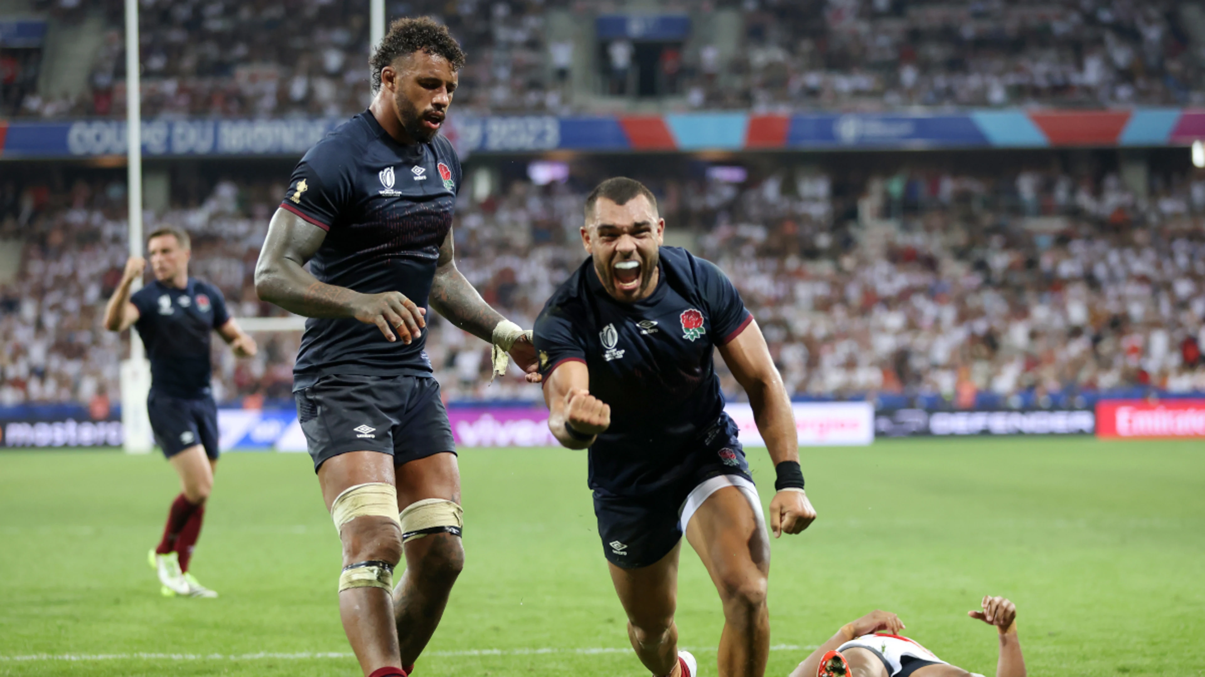 England labour to victory over Japan in World Cup