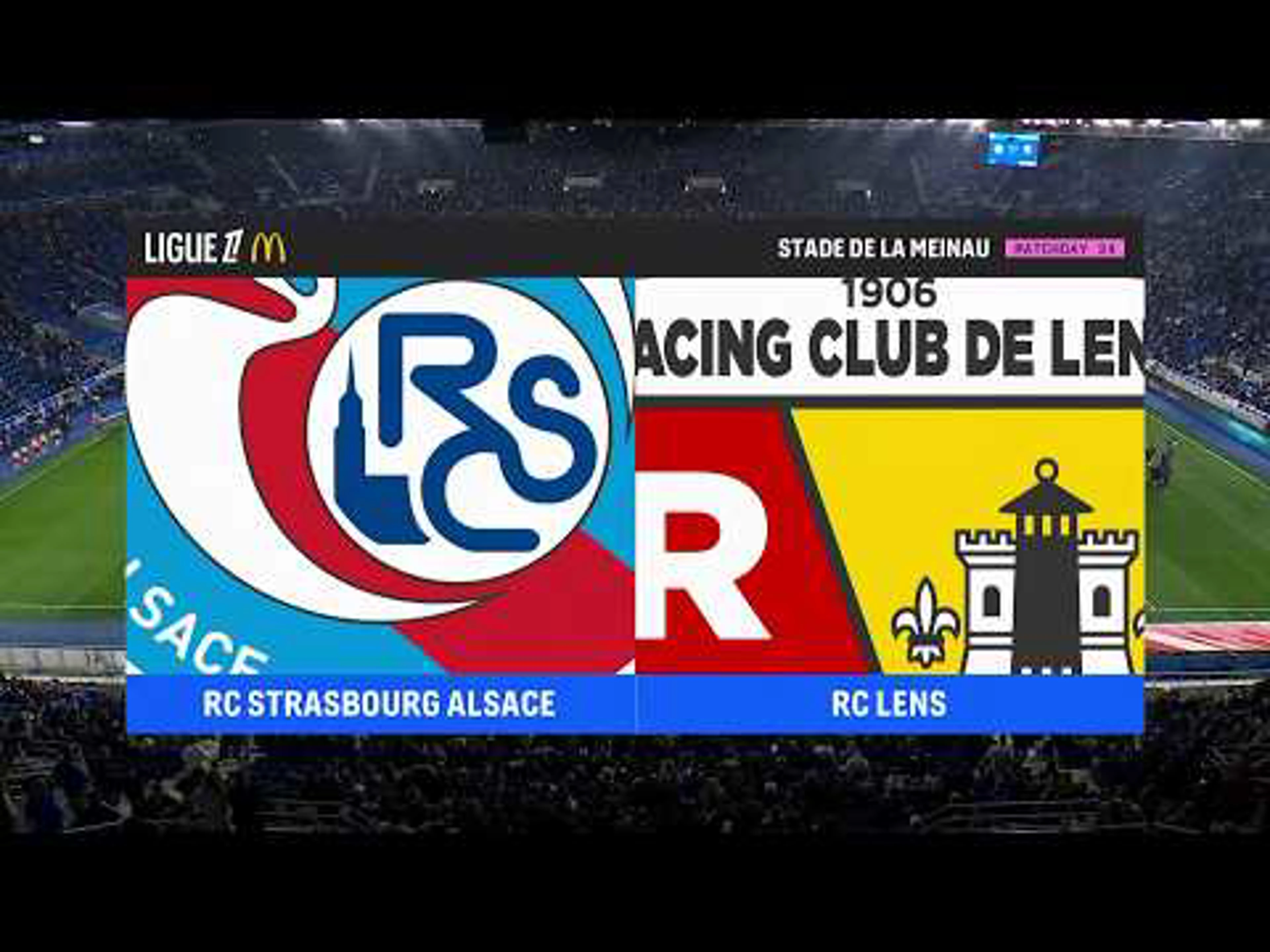 Strasbourg v Lens | Match Highlights | French Ligue 1