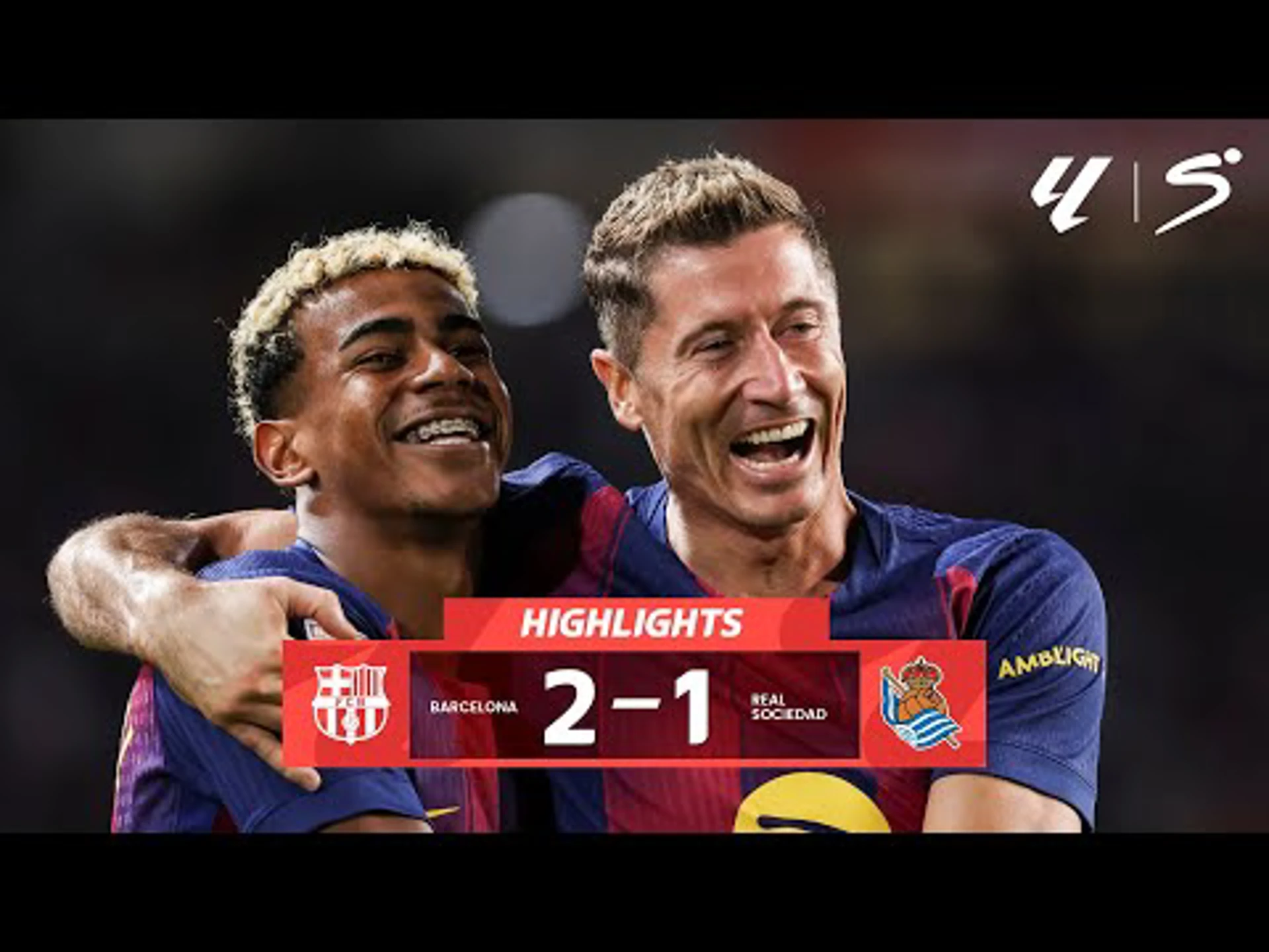 Barcelona v Real Sociedad | Match Highlights | LaLiga EA Sports Matchday 7