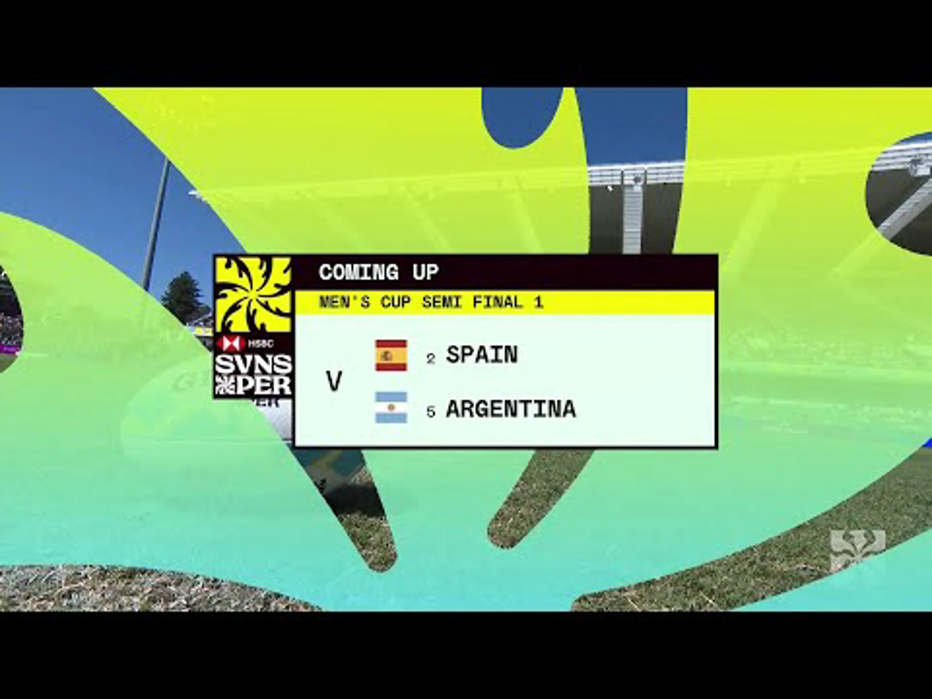 Spain v Argentina | SF1 | Highlights | World Rugby HSBC Sevens Series Perth