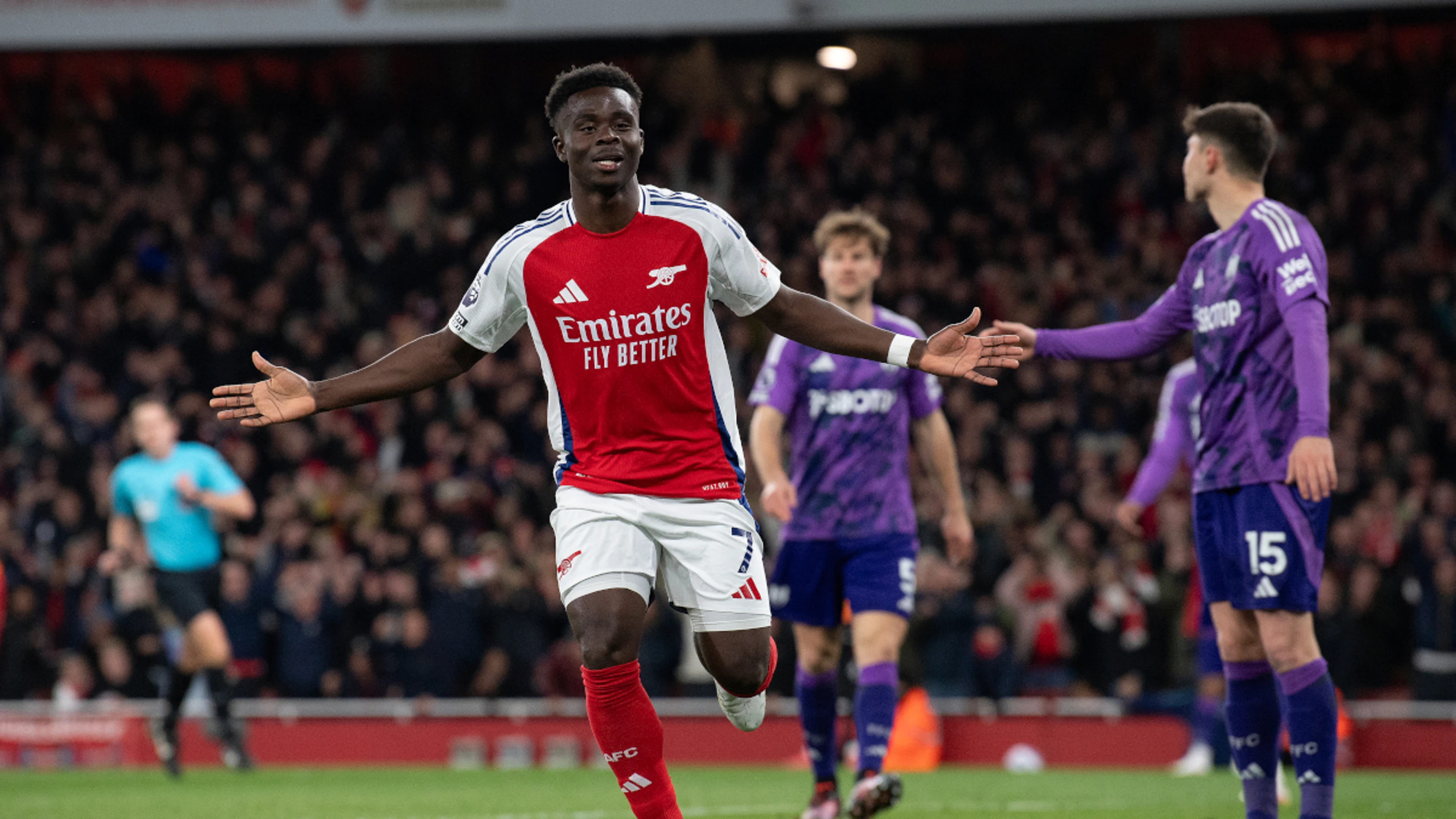 Arsenal's Saka says injury break 'really good' mentally