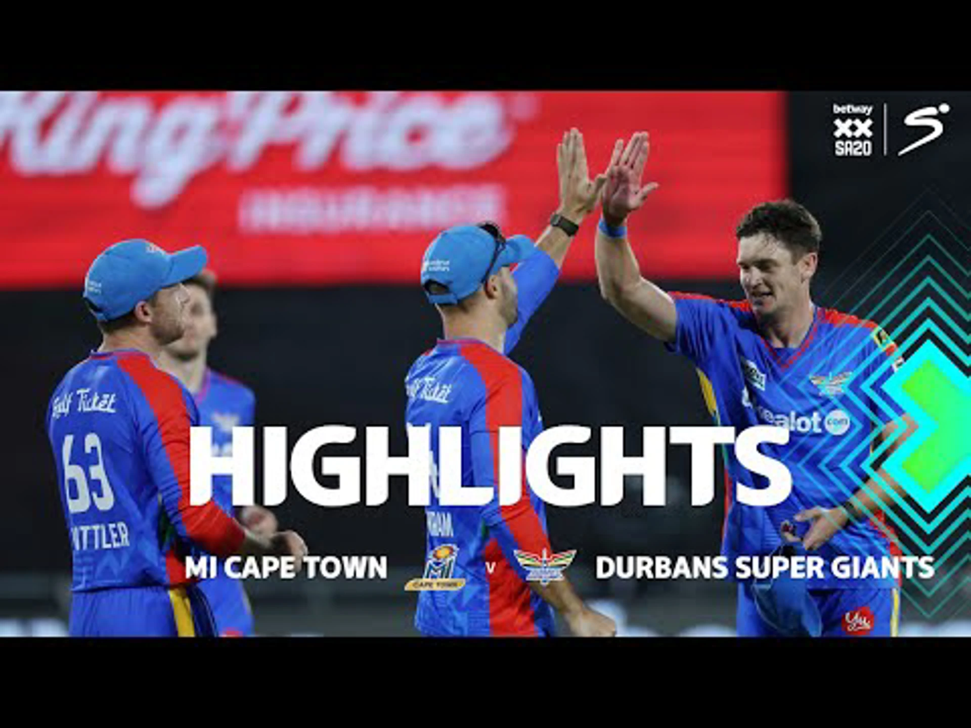 MI Cape Town v Durban's Super Giants | Short Highlights | Betway SA20