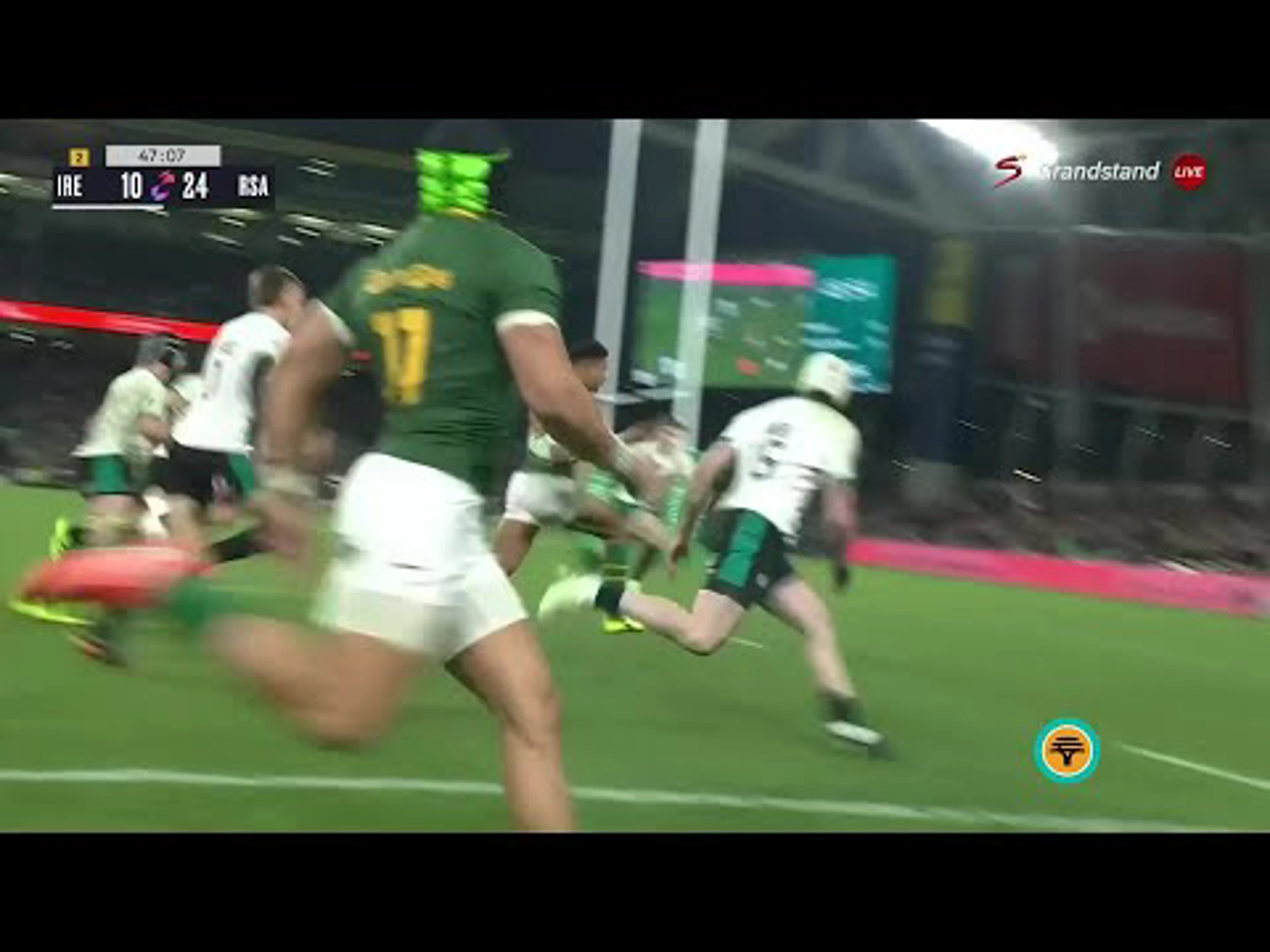 Sacha Feinberg-Mngomezulu | 46ᵗʰ Minute Try v Ireland
