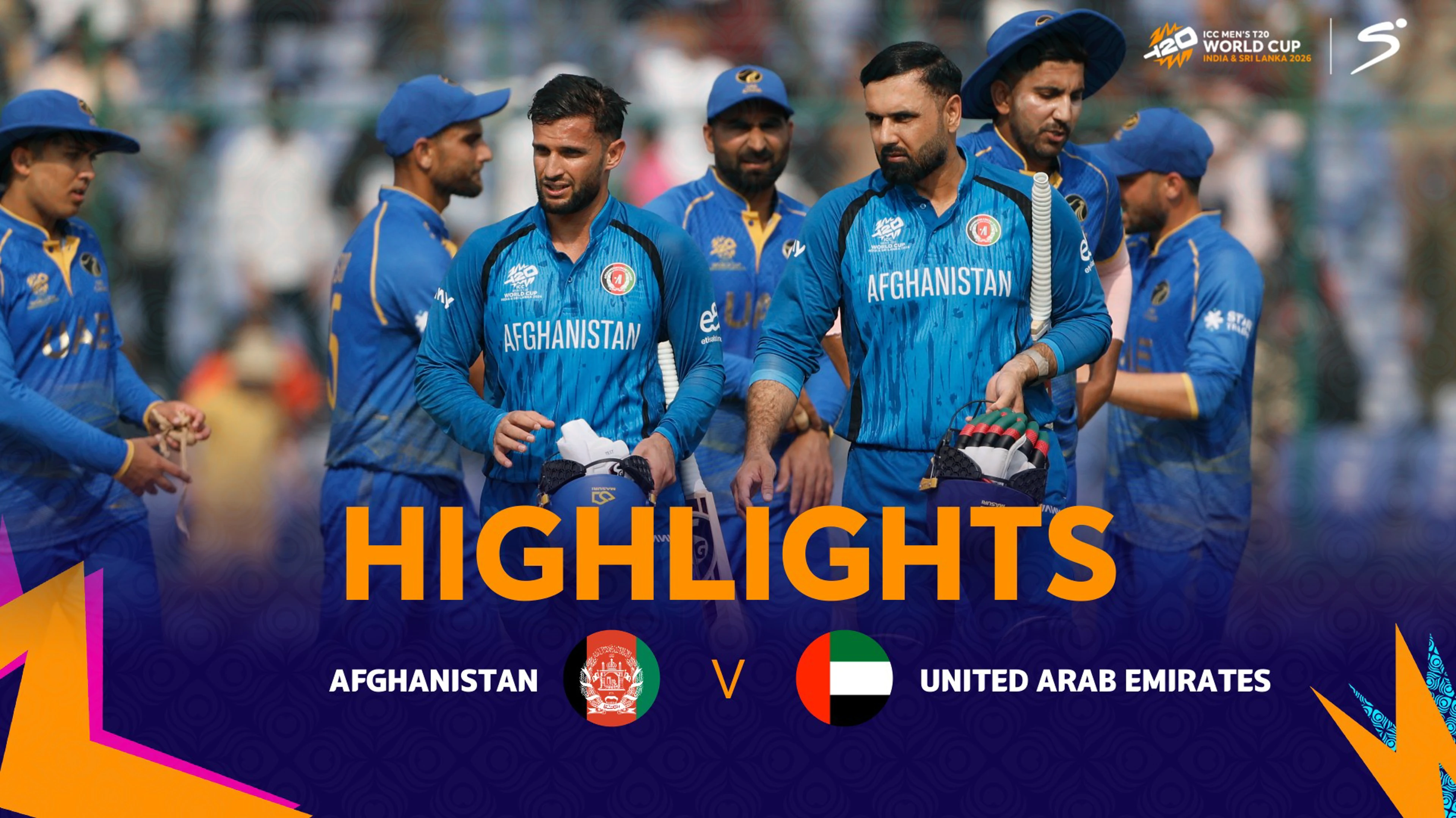 Afghanistan v UAE | Match Highlights | ICC T20 World Cup Group D