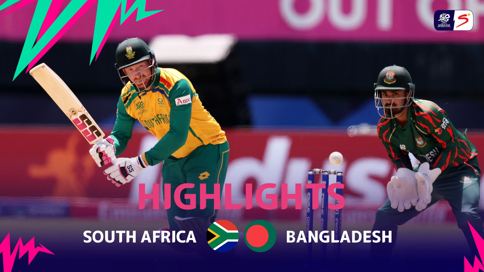 South Africa v Bangladesh | Match Highlights | ICC T20 World Cup Group D