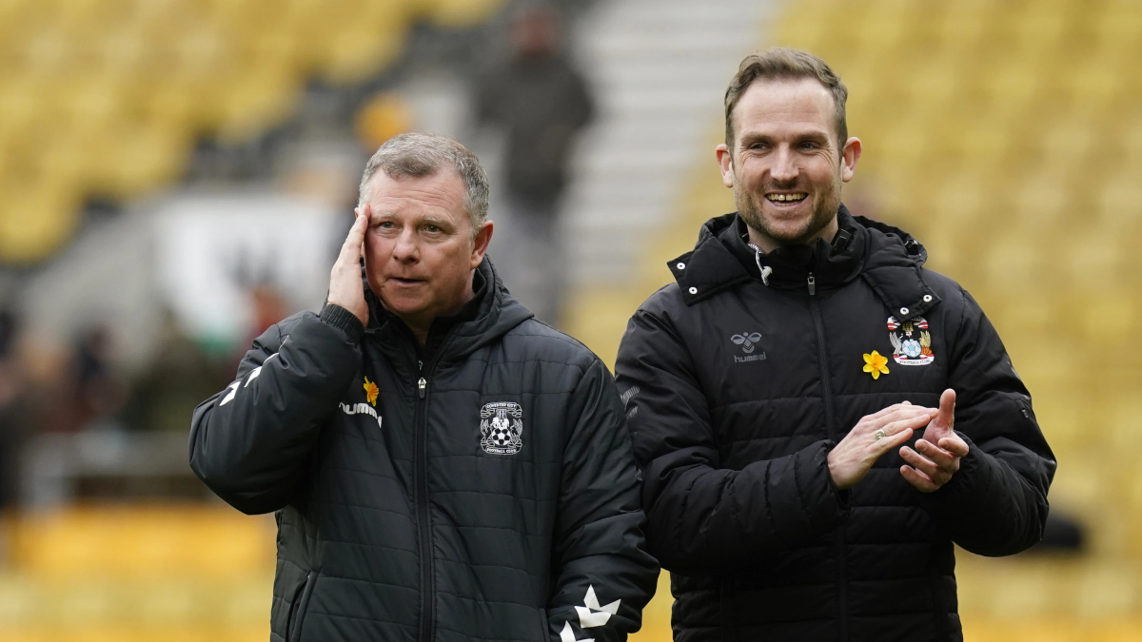 Coventry boss Robins apologises for celebrating win in front of Wolves ball boy
