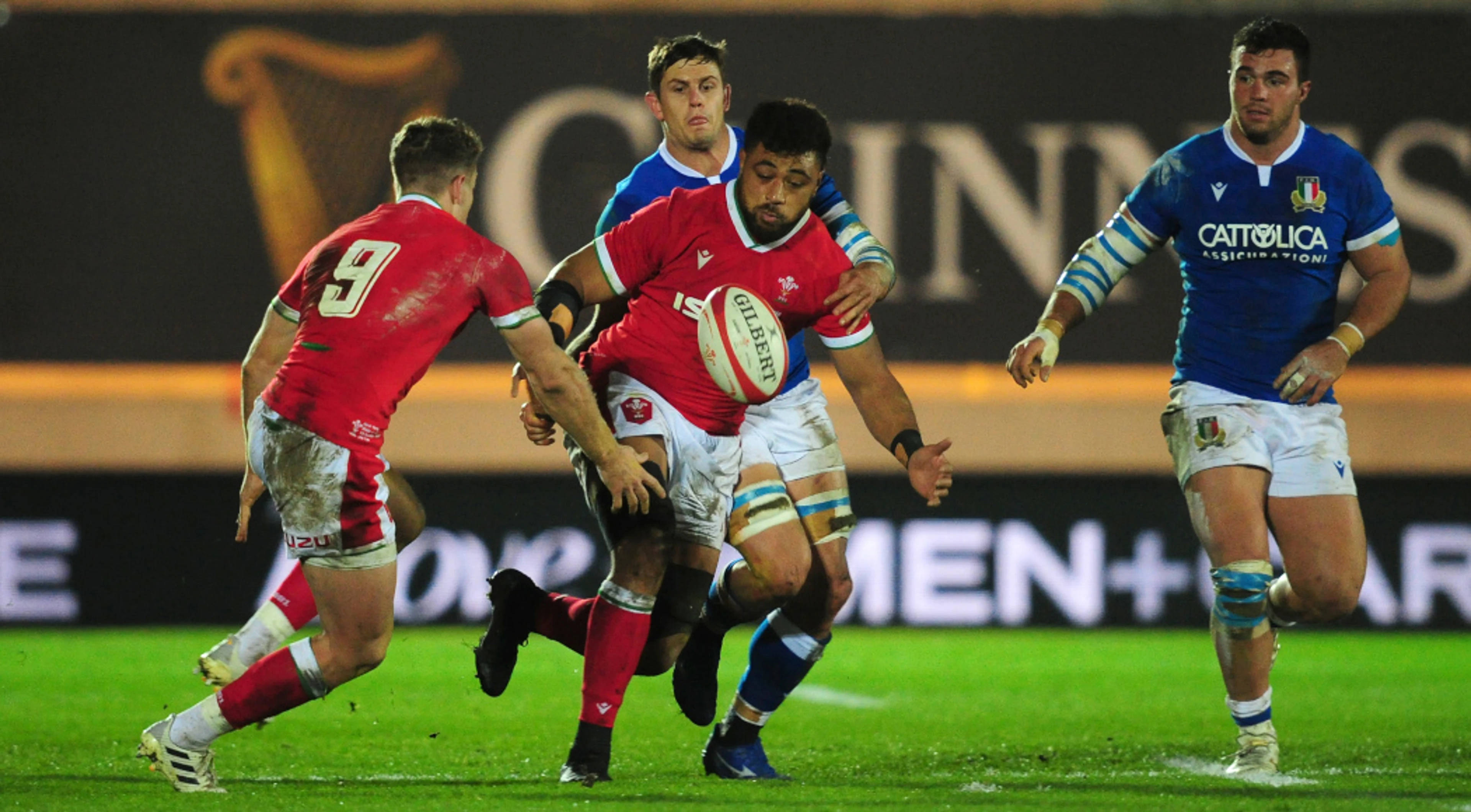 Wales profit from late surge to beat Italy in Nations Cup