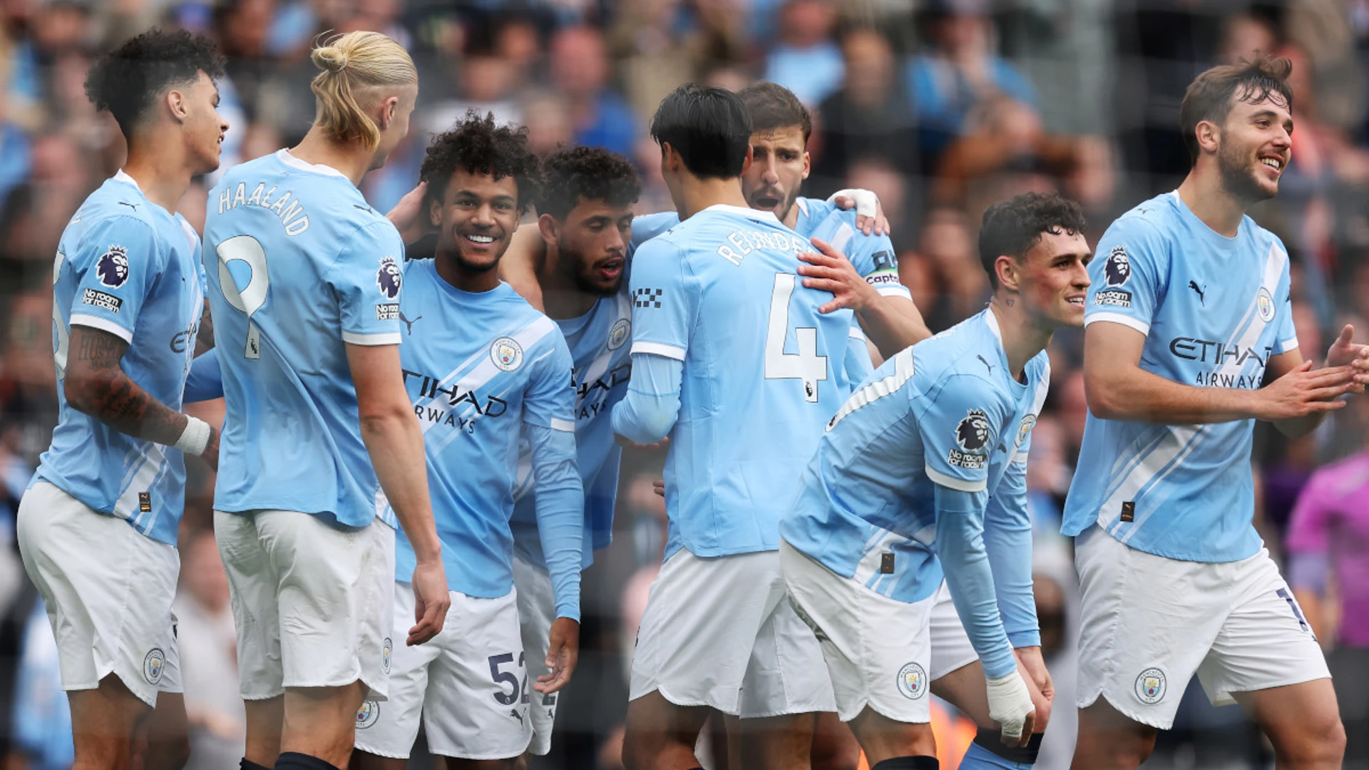 Haaland nets twice amid two own goals as Burnley lose at Man City
