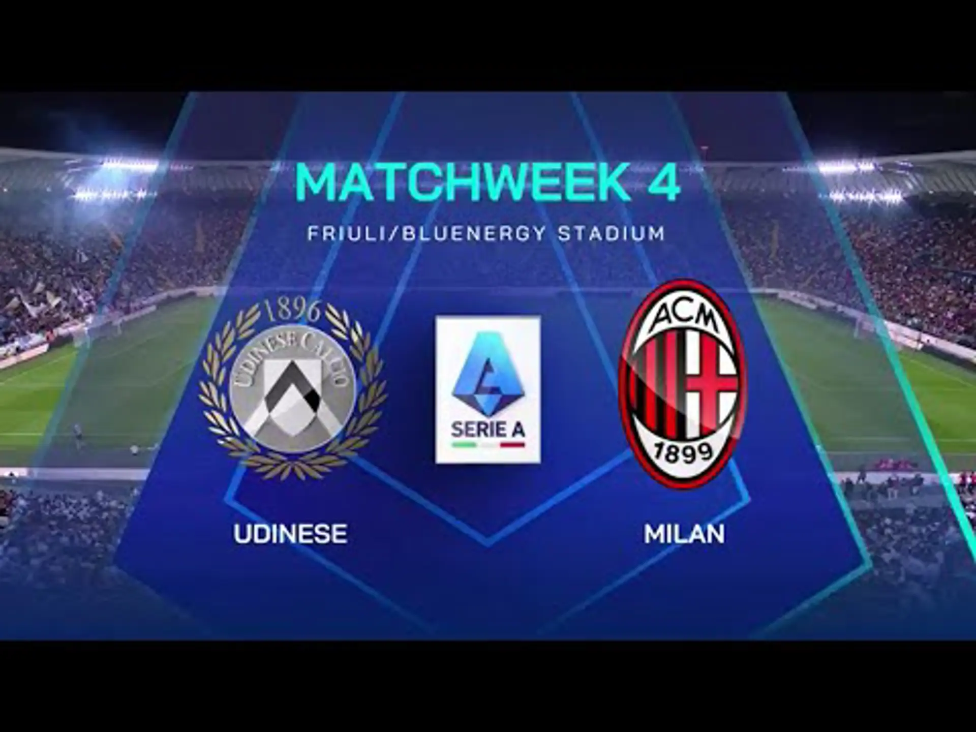 Udinese v AC Milan | Match Highlights | Italian Serie A Matchday 4