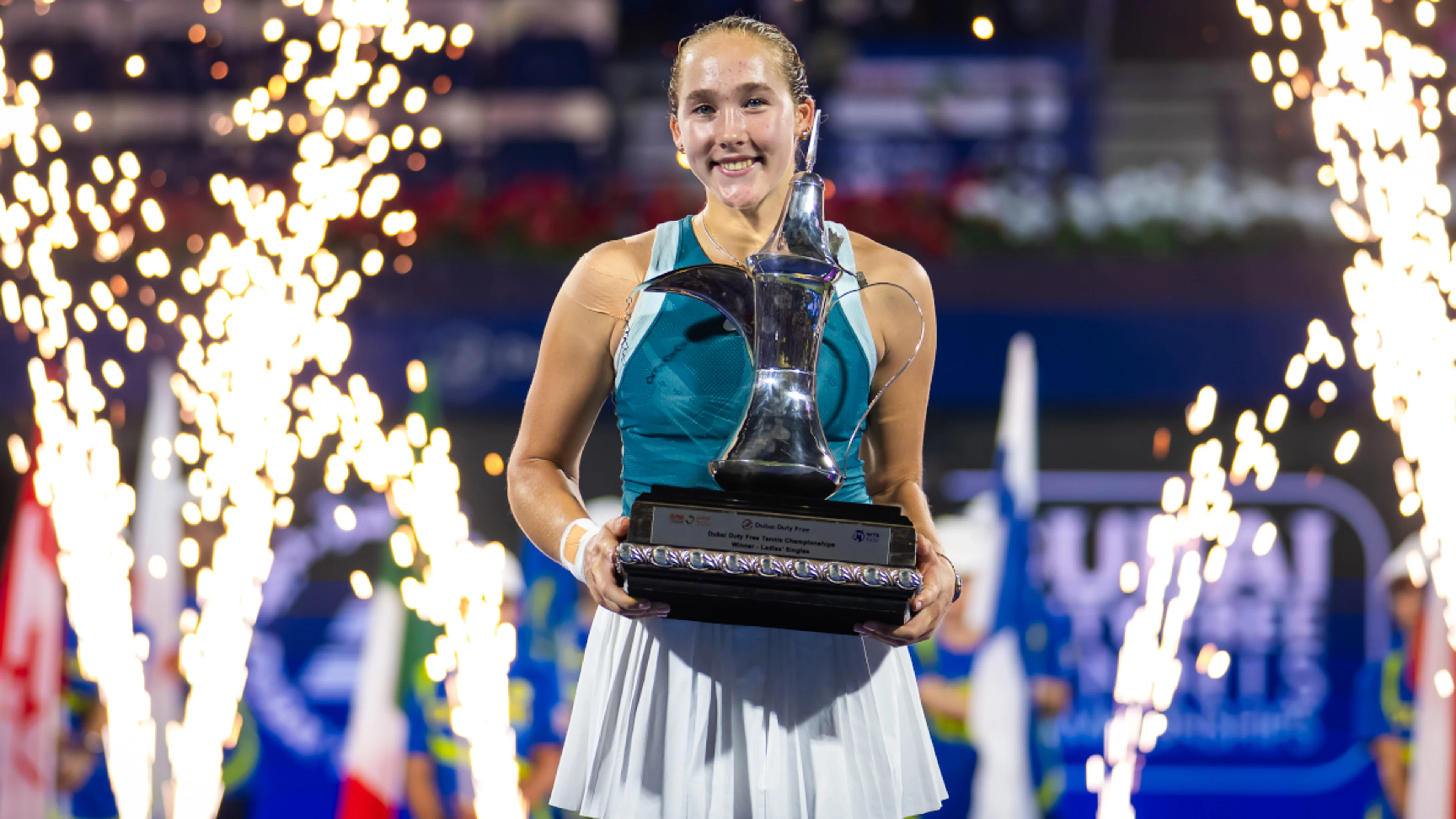 Andreeva, 17, becomes youngest WTA 1000 champion
