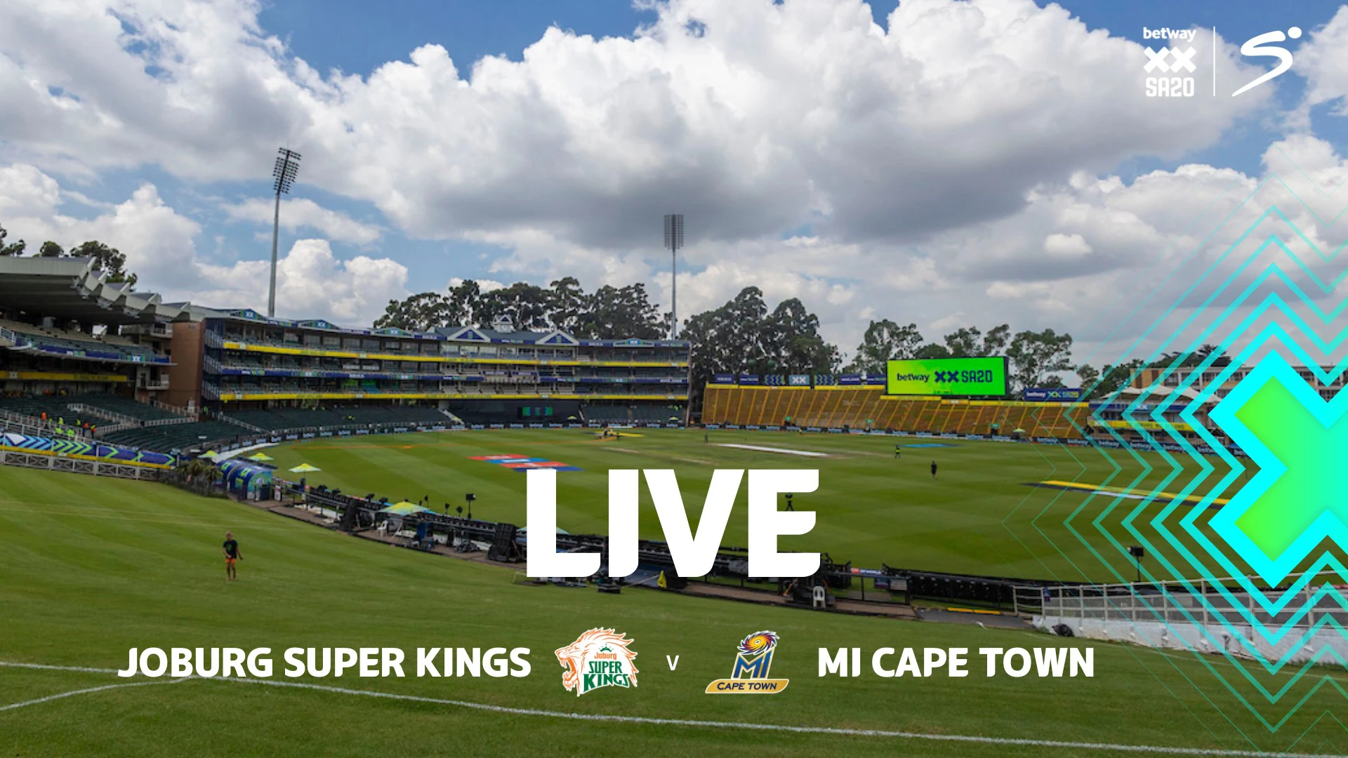 LIVE: SA20 - Joburg S Kings v MI Cape Town