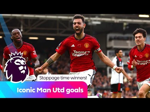 Iconic Man Utd Stoppage Time Winners Premier League Supersport