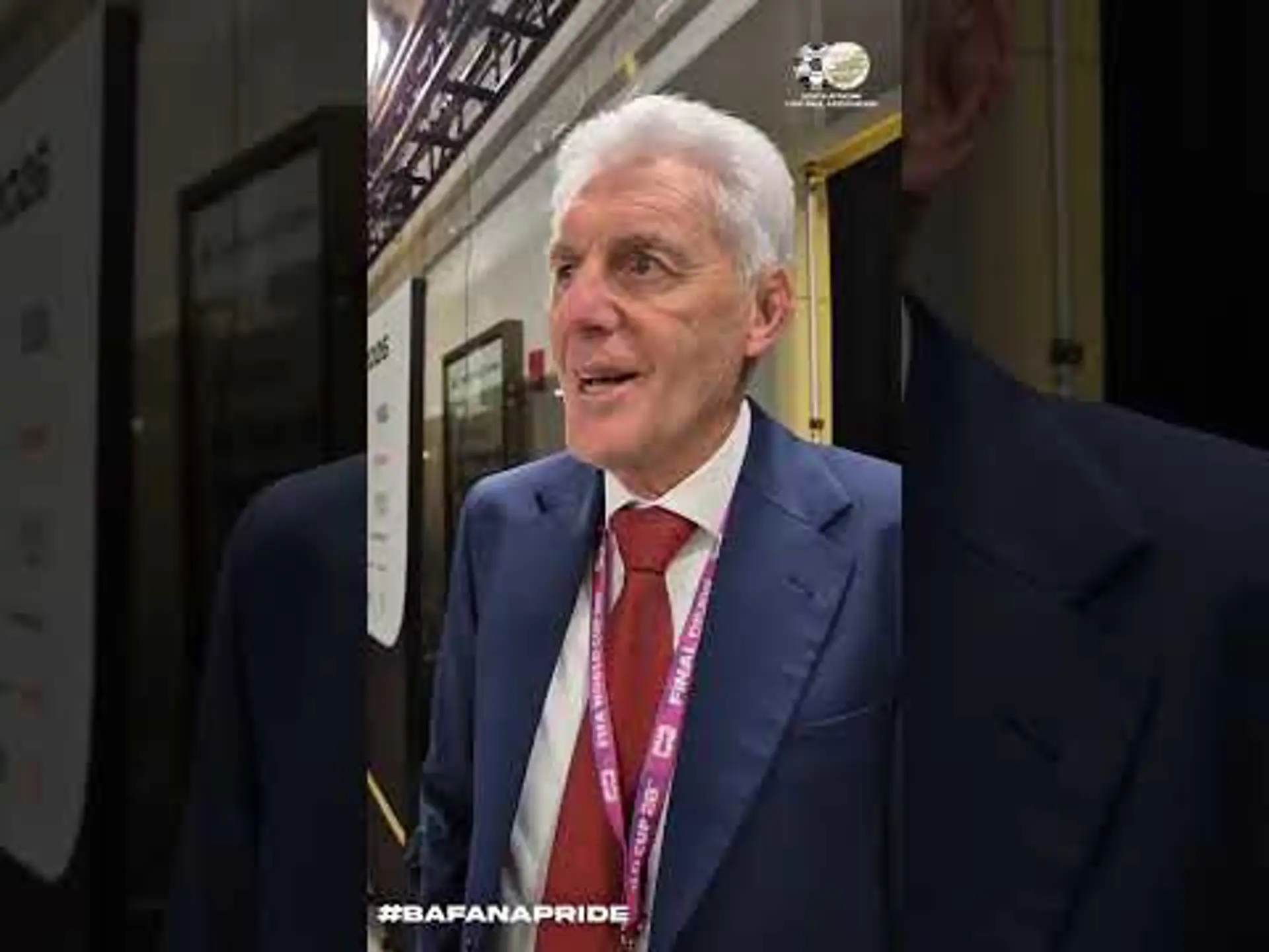 Hugo Broos reaction to Bafana’s 2026 World Cup draw!