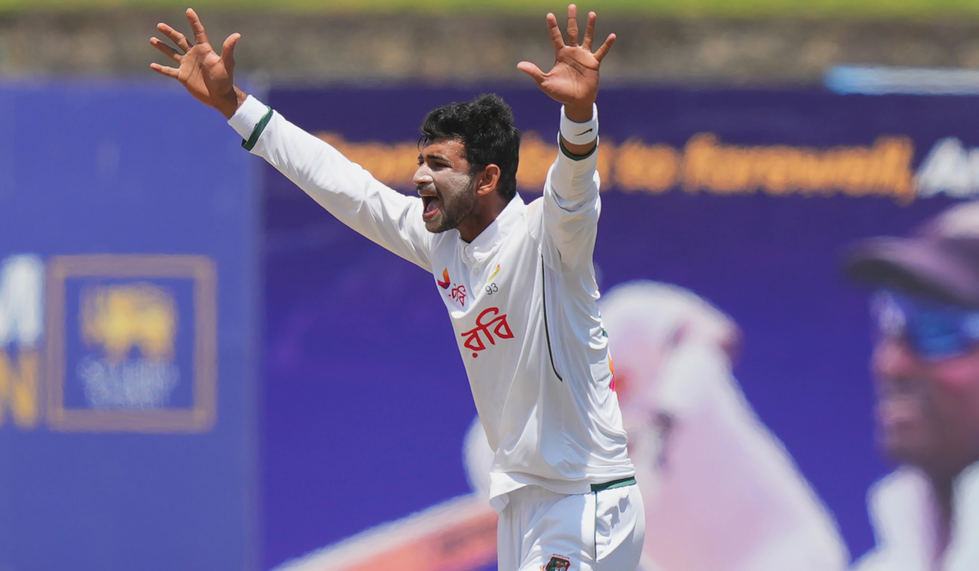 DAY 4: Bangladesh's lead over Sri Lanka nears 200 in first test