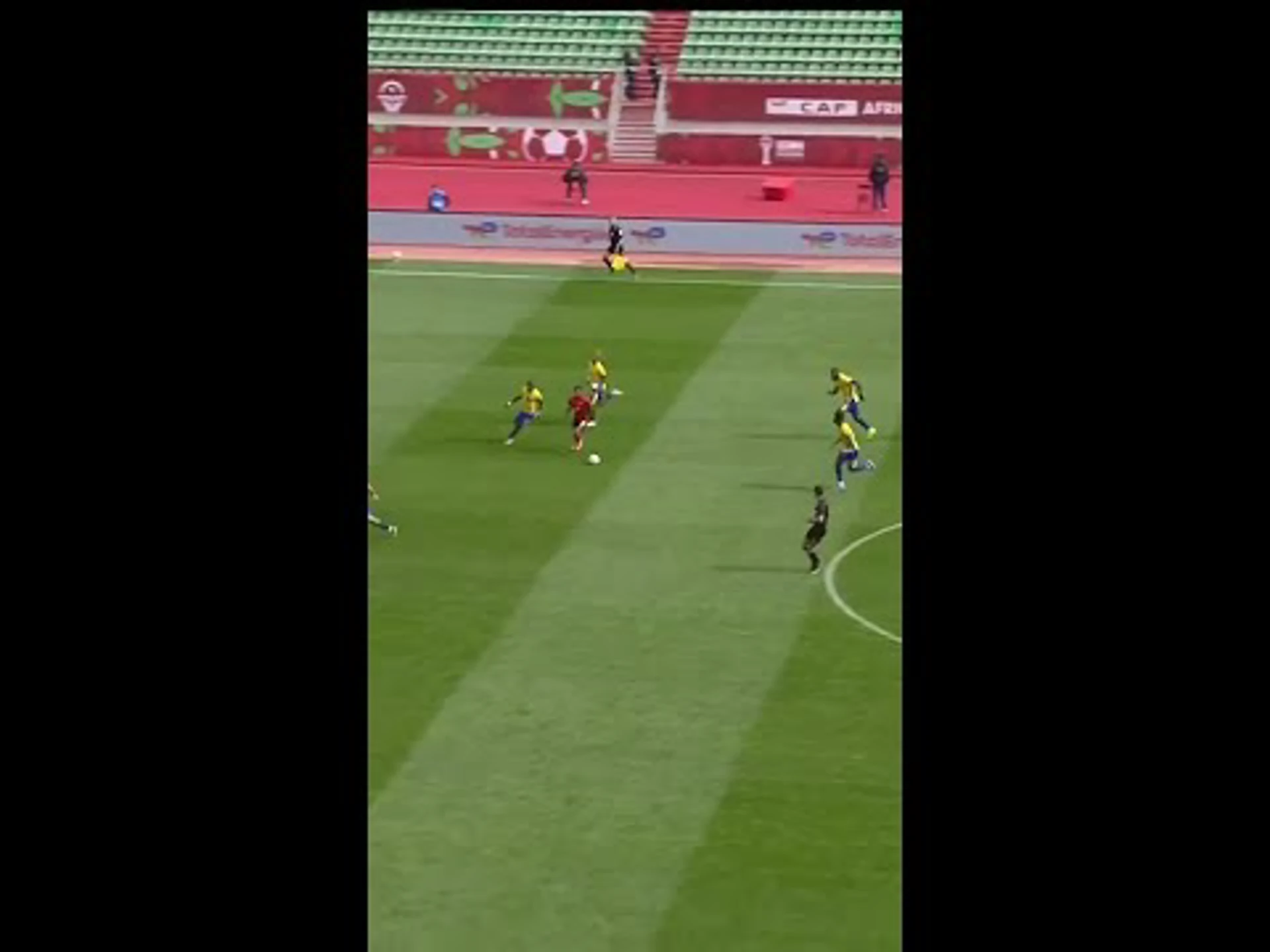 MAN V WOODWORK: WITI shot - what a strike!