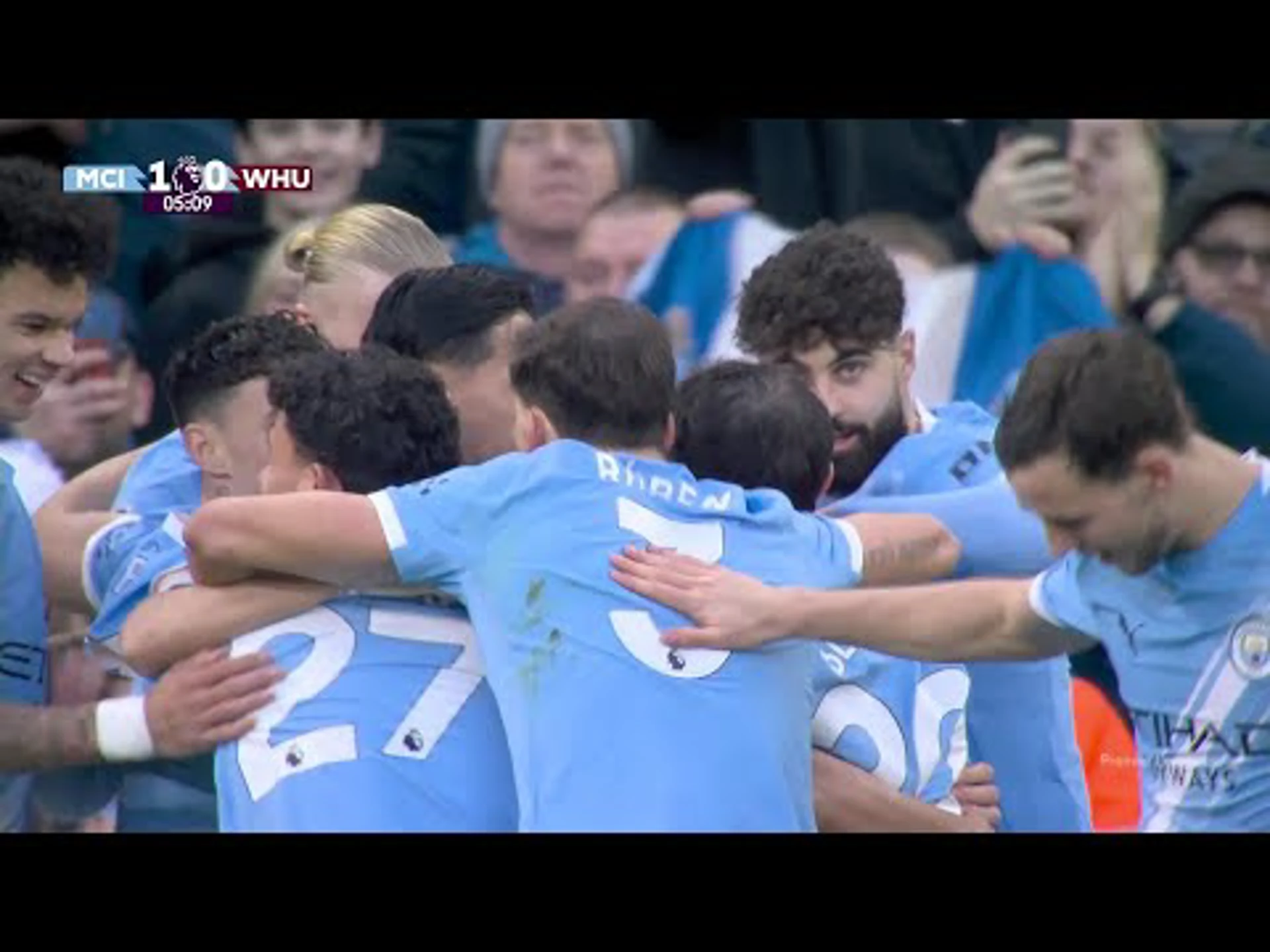 Erling Haaland | 5ᵗʰ Minute Goal v West Ham