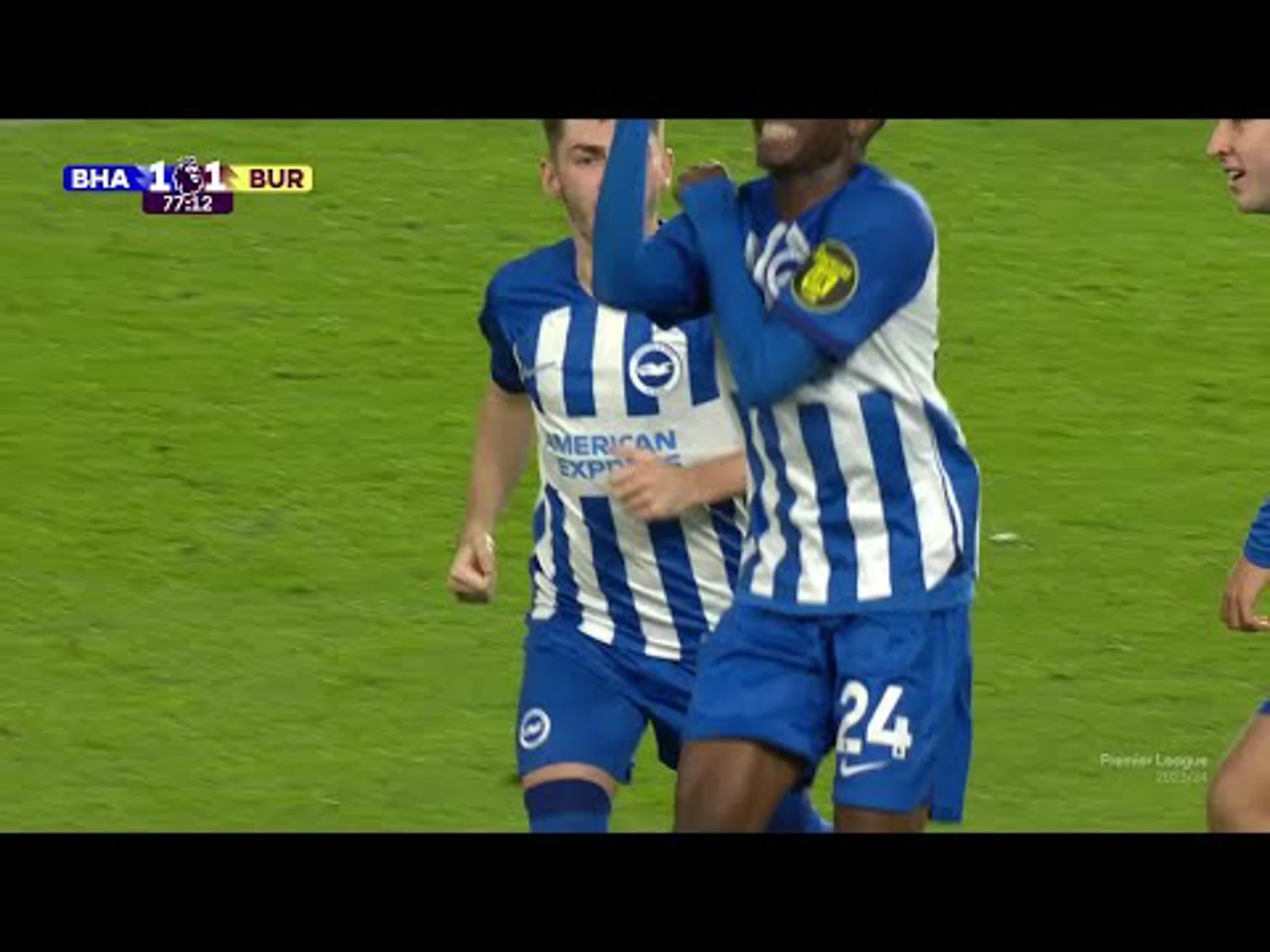 Simon Adingra | 77ᵗʰ Minute Goal v Burnley