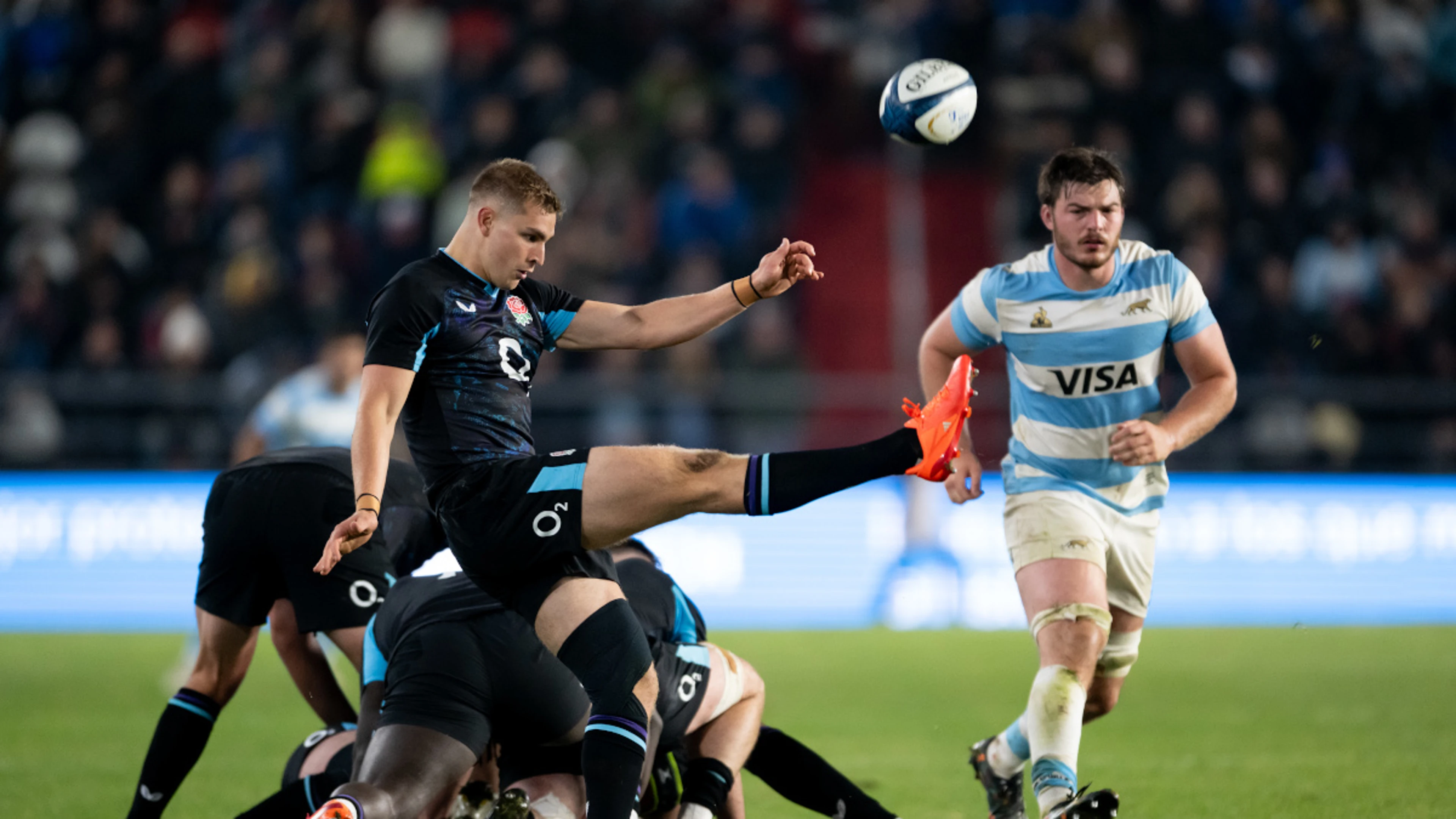 Van Poortvliet's late try seals win for England in Argentina