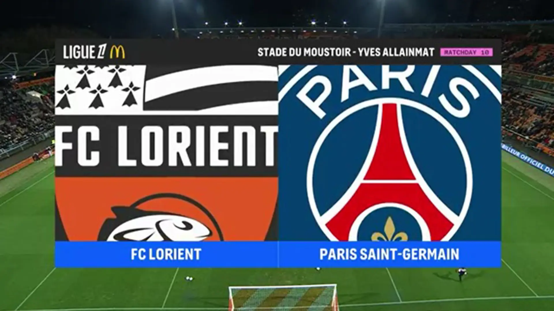 Lorient v PSG | Match Highlights | French Ligue 1