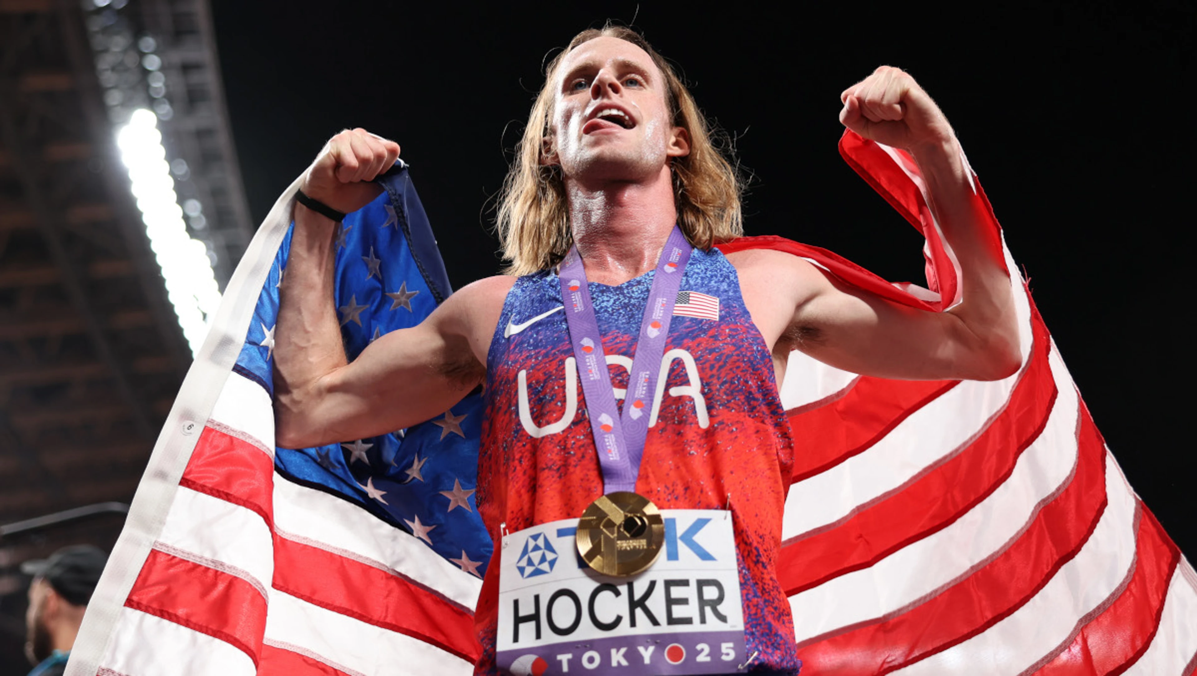 American Hocker finds redemption with 5 000m gold