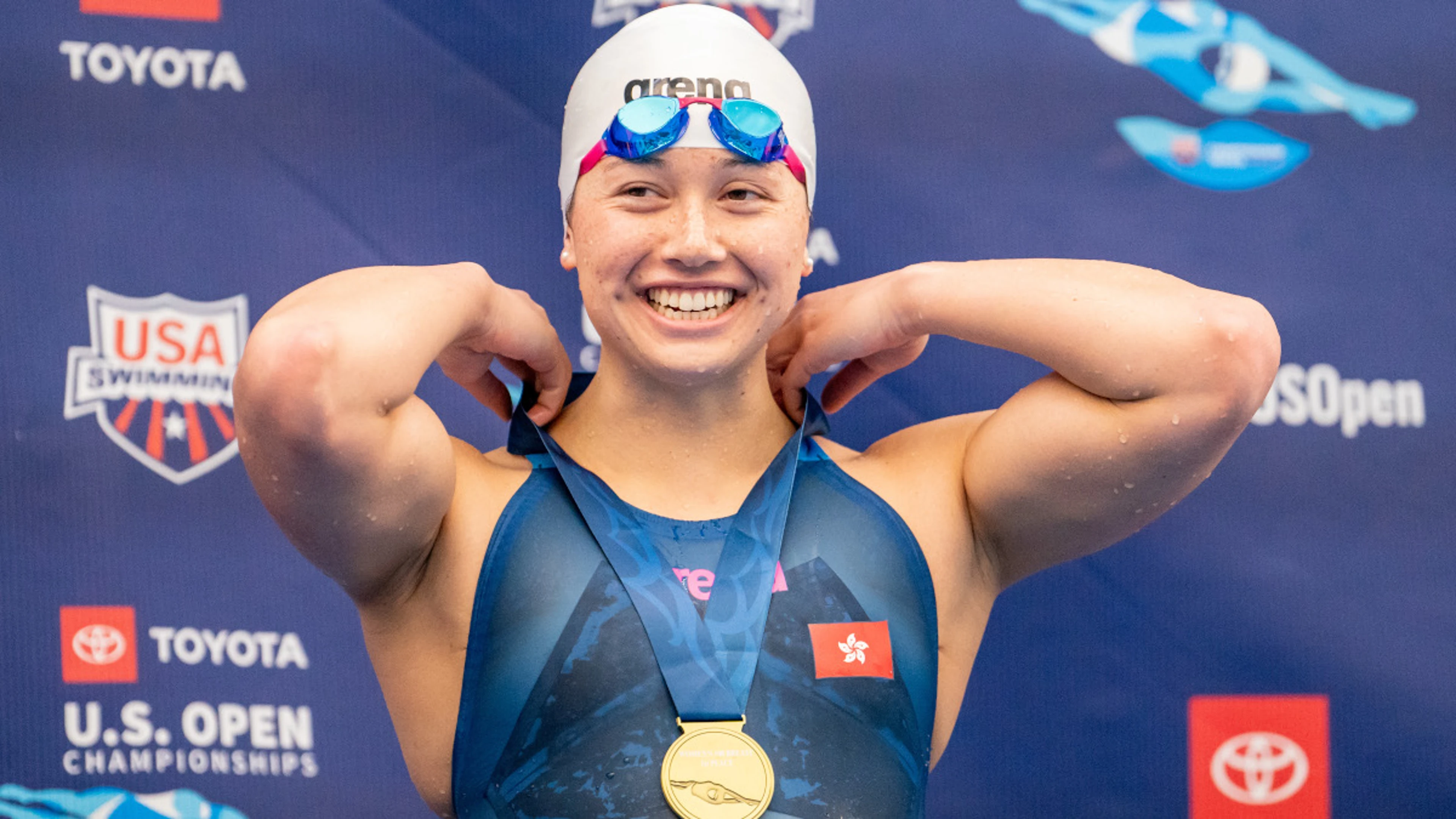 Haughey wins 100m free in US Open meet record