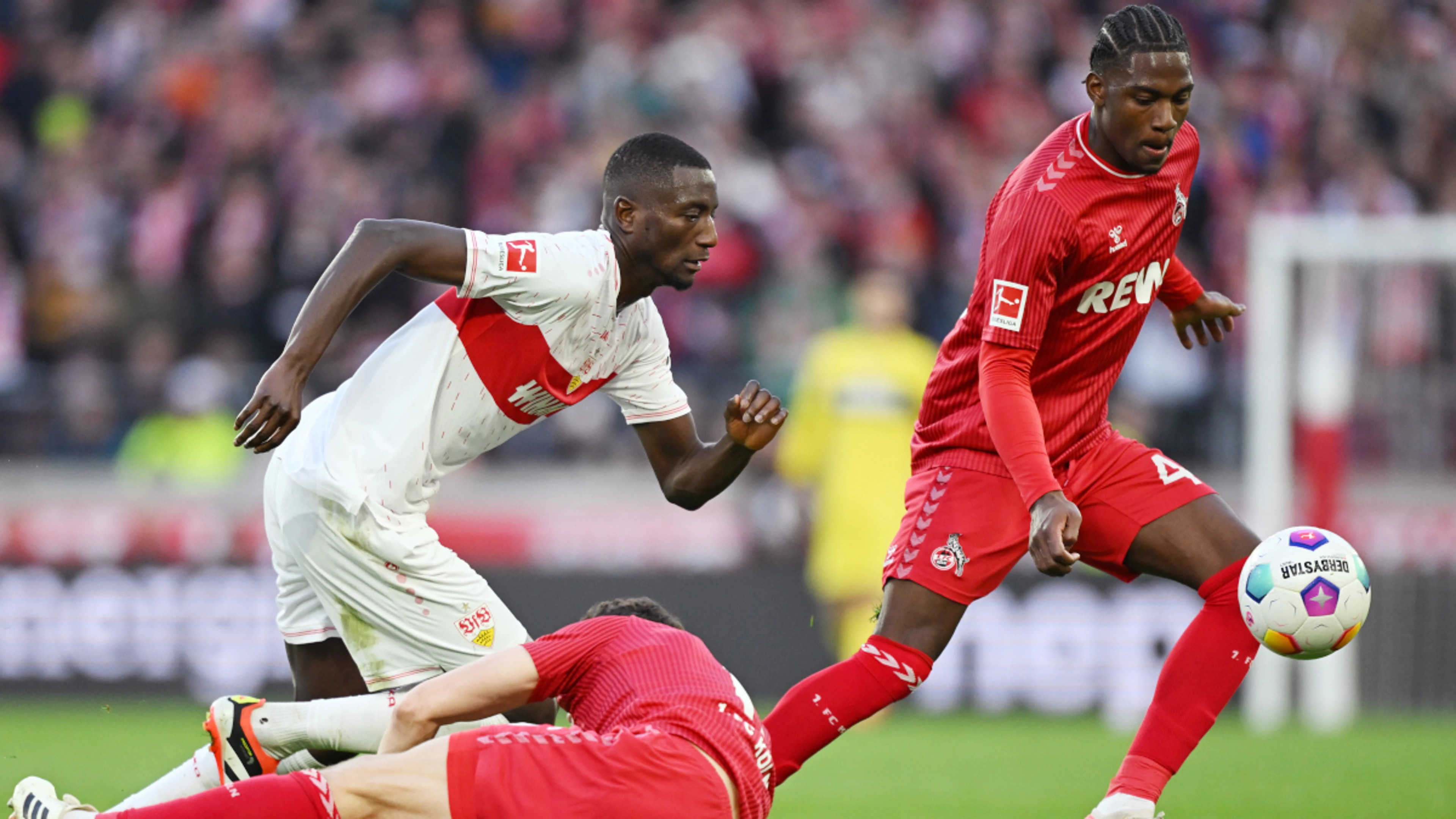 Stuttgart slip up against Cologne to stay third