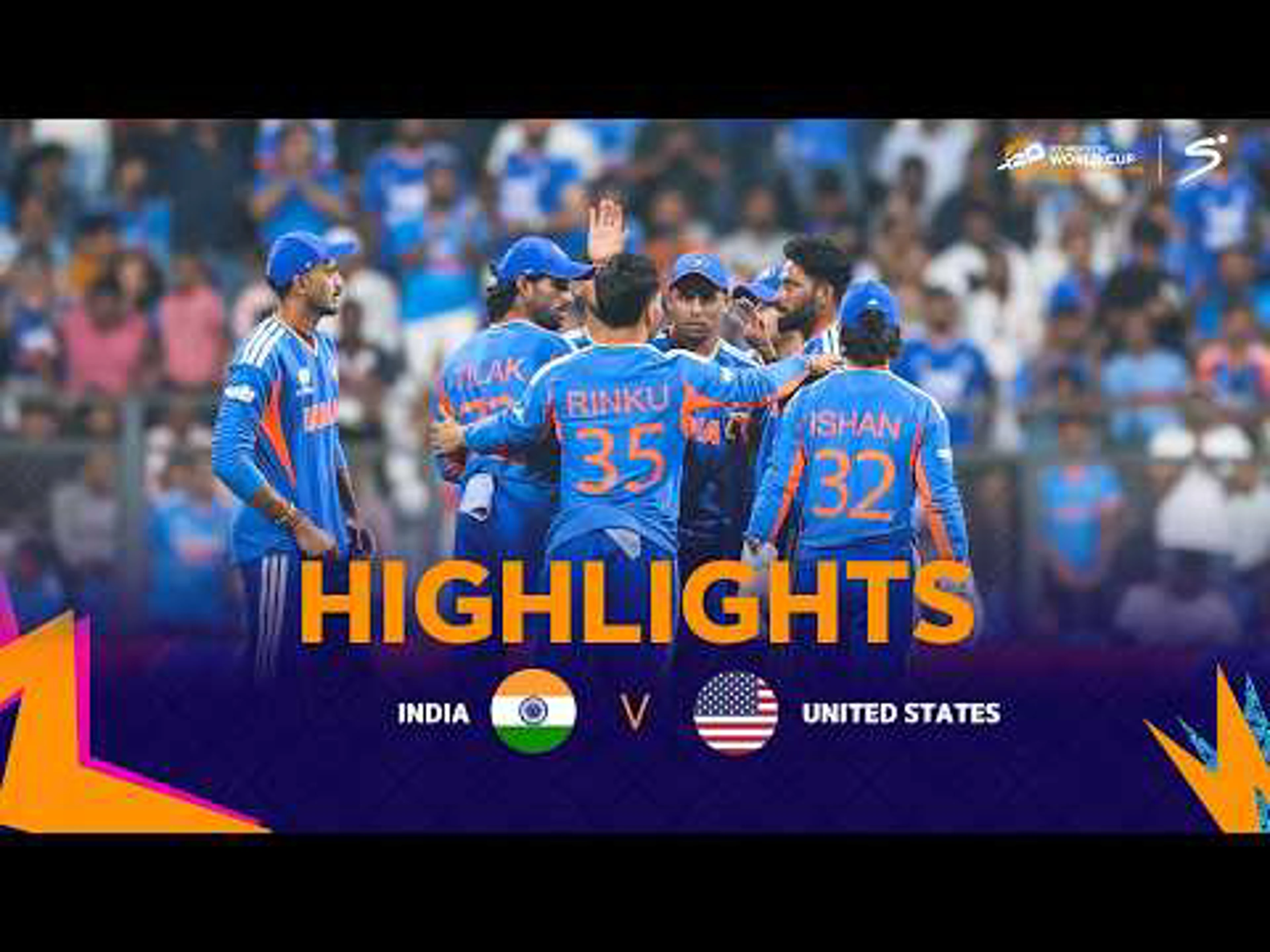 India v USA | Match Highlights | ICC T20 World Cup Group A