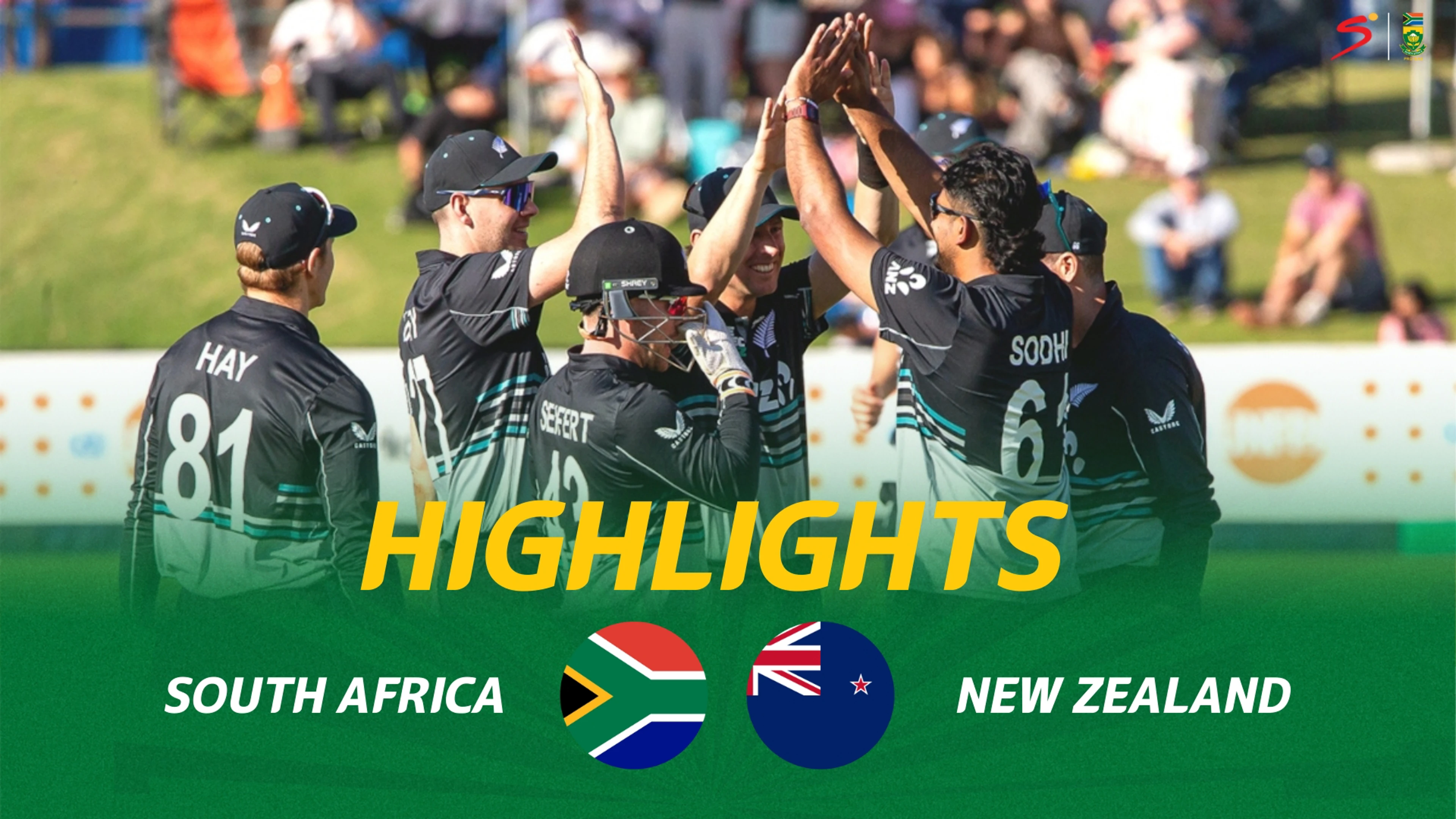 South Africa v New Zealand | Short Highlights | 2nd T20 Tri-Series