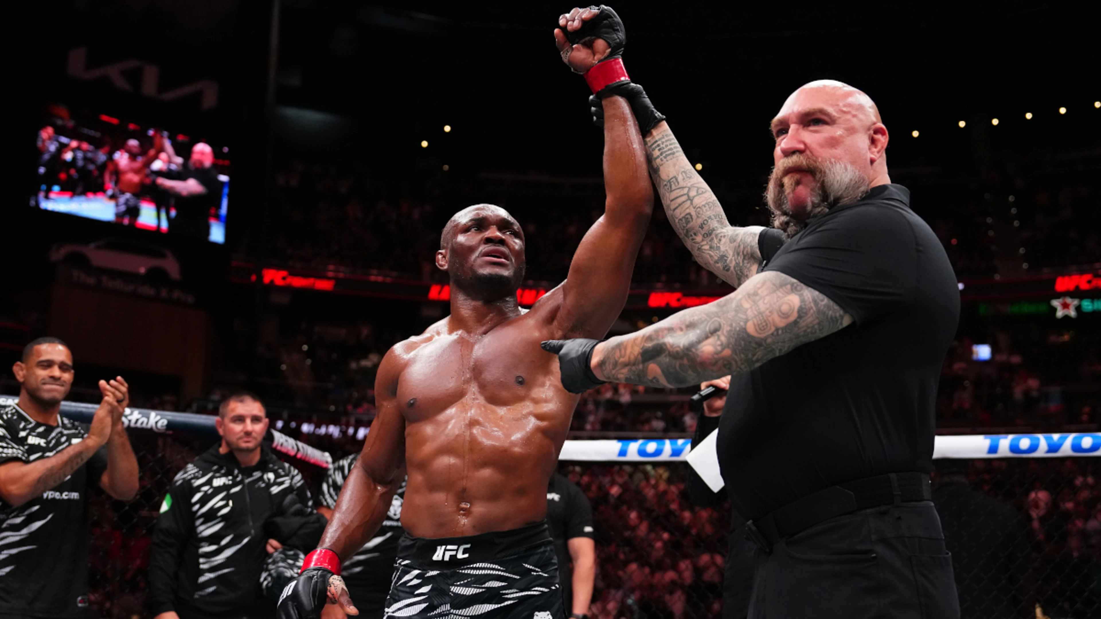 Usman claims first win since 2021