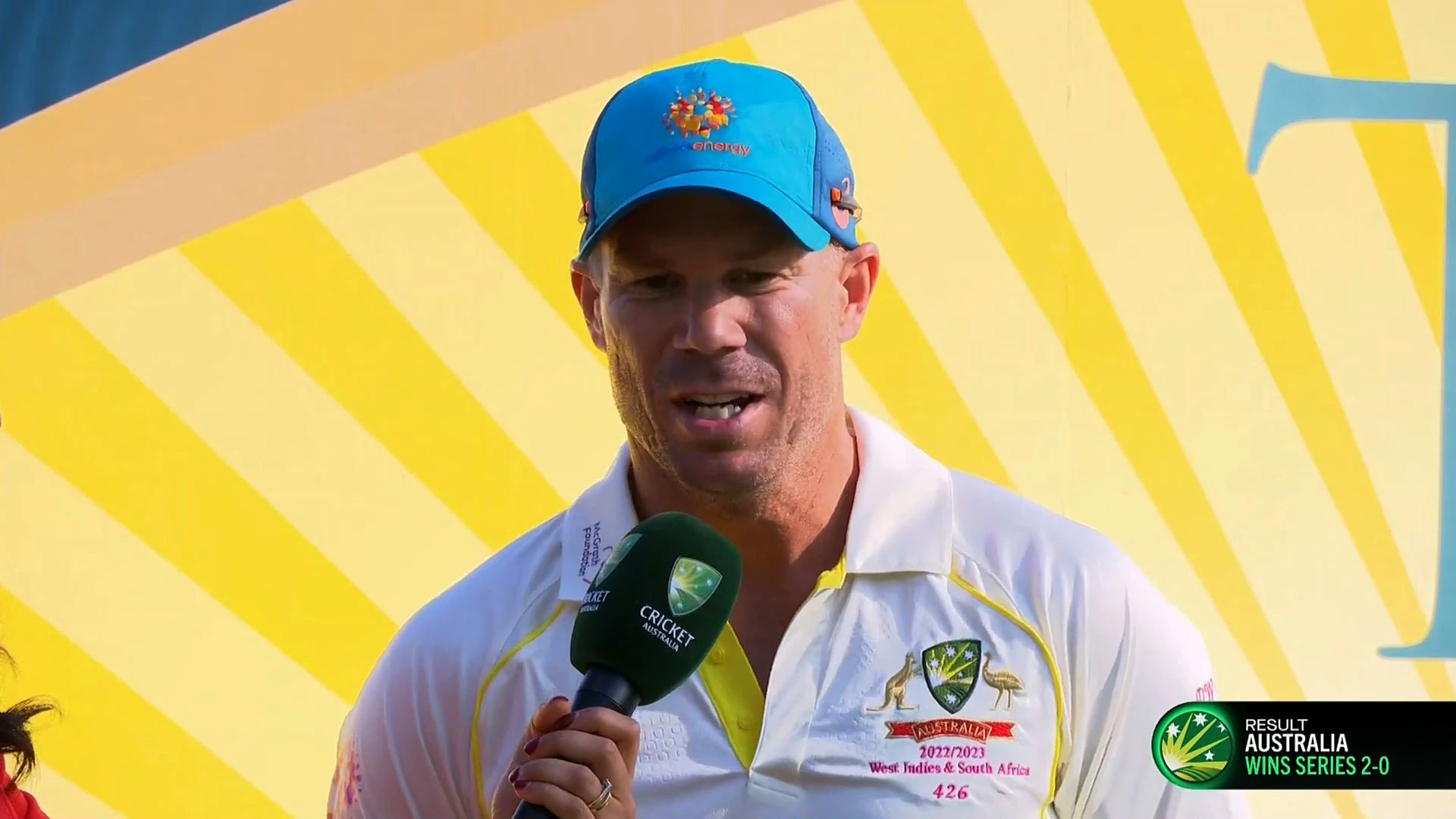 Australia v South Africa | 3rd Test Day 5 | Post-match interview with David Warner