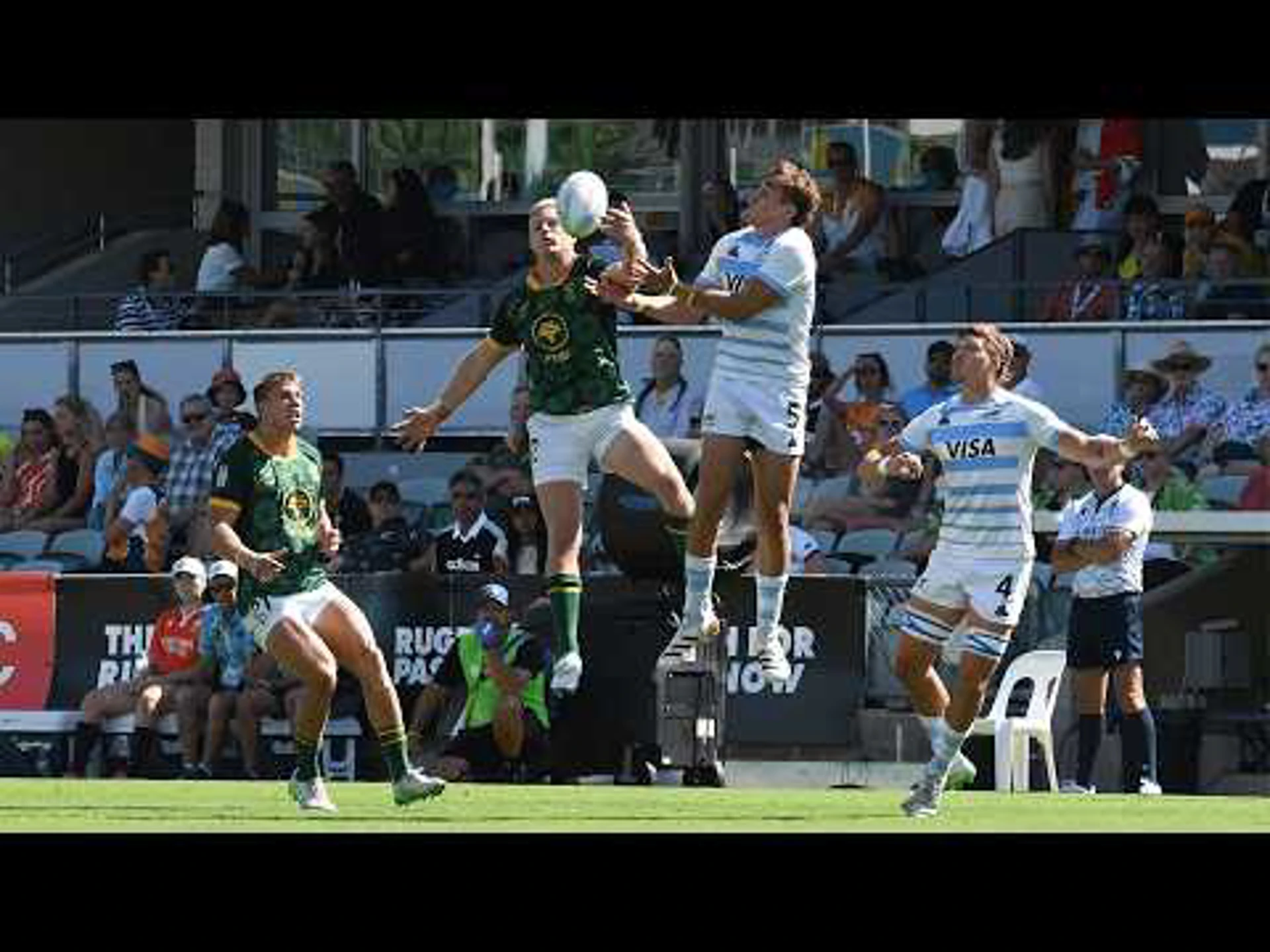 South Africa v Argentina | Match Highlights | World Rugby HSBC Sevens Series Perth