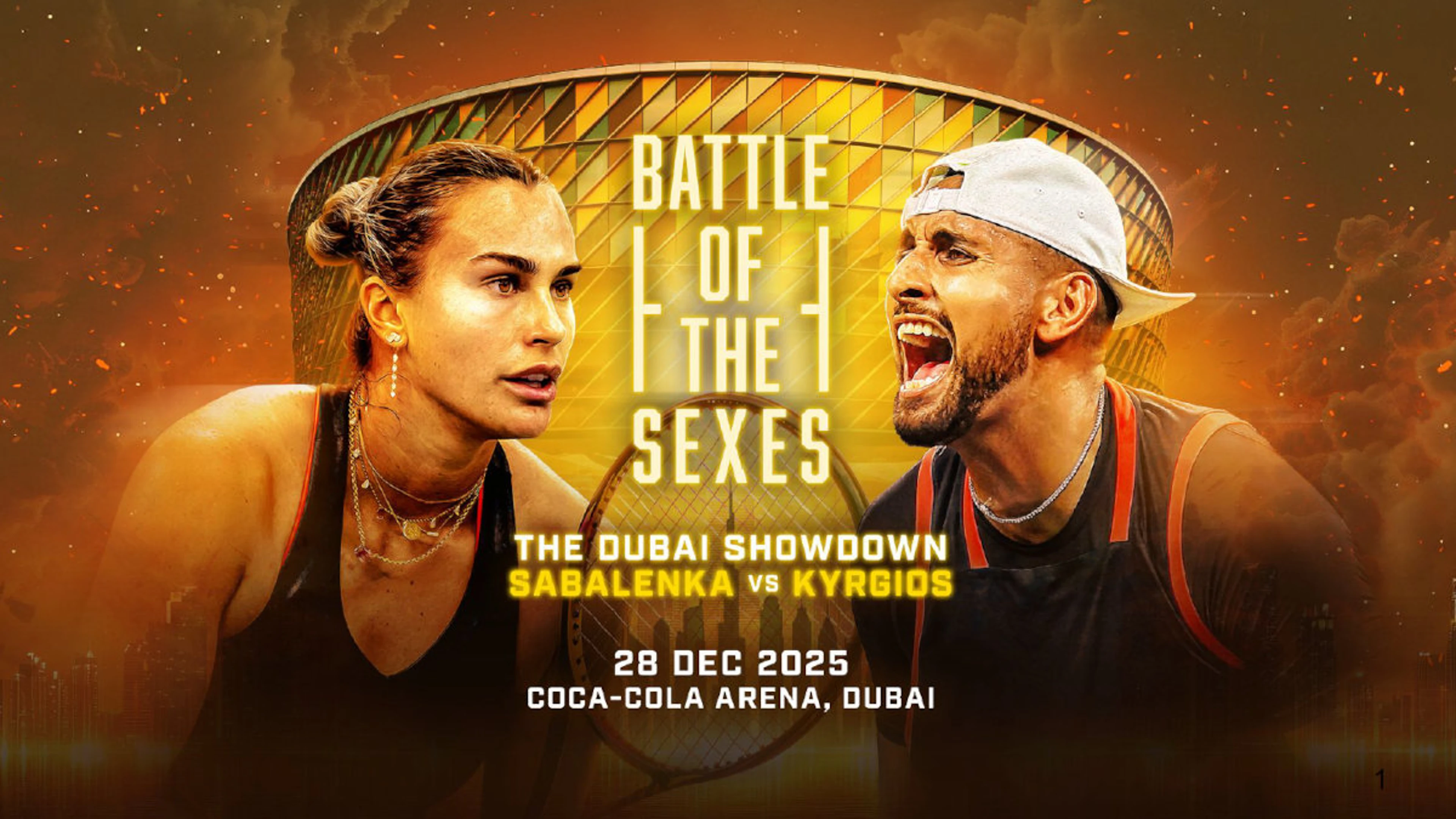 Battle of the Sexes II: Sabalenka v Kyrgios