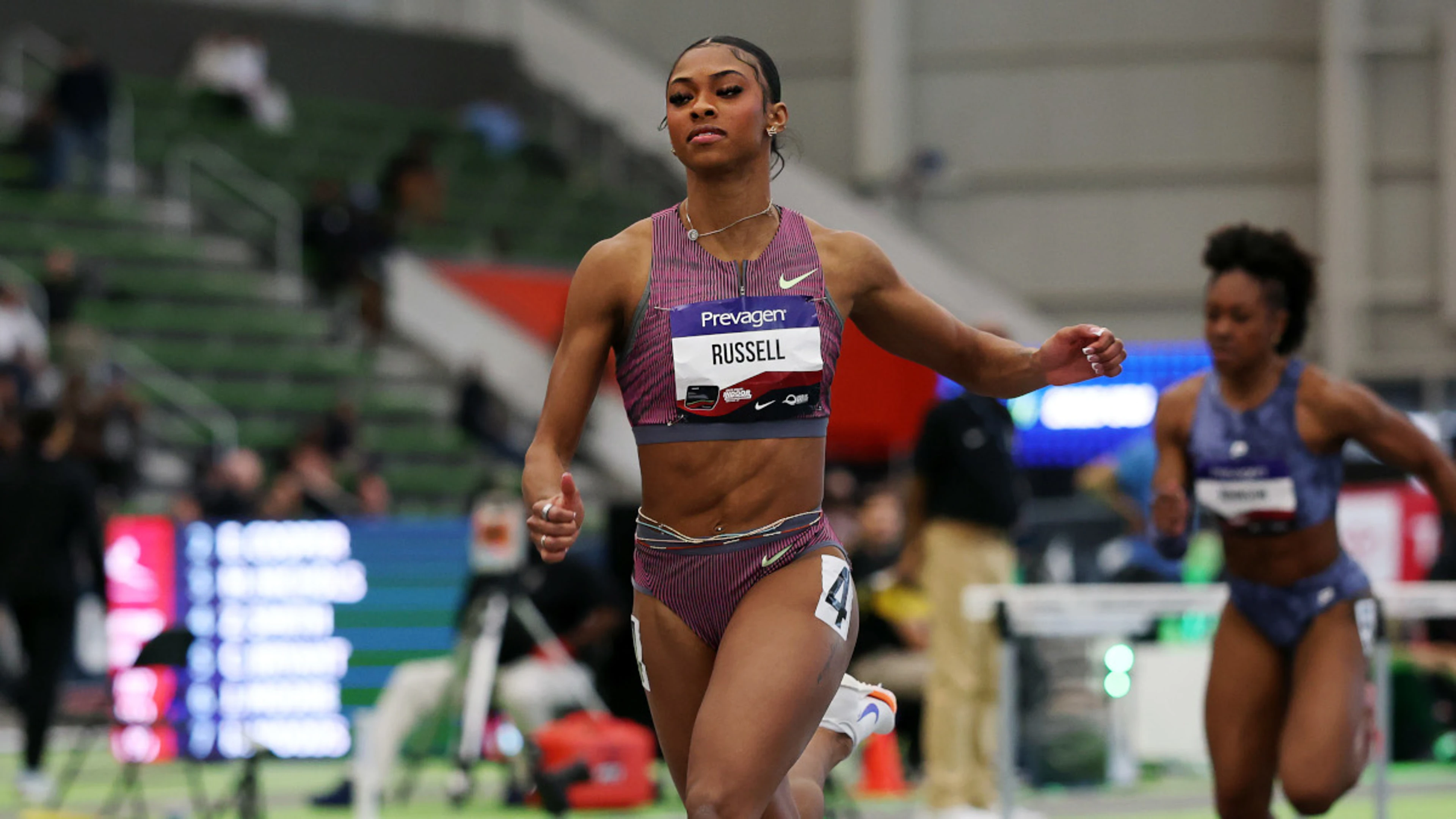 Russell clocks second fastest 100m hurdles in history at Miami meeting