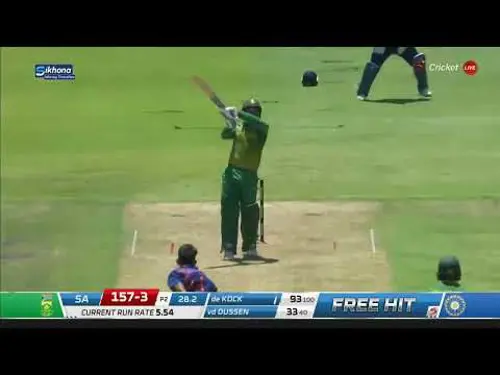 South Africa v India | 3rd ODI | Quinton de Kock scores 124 runs