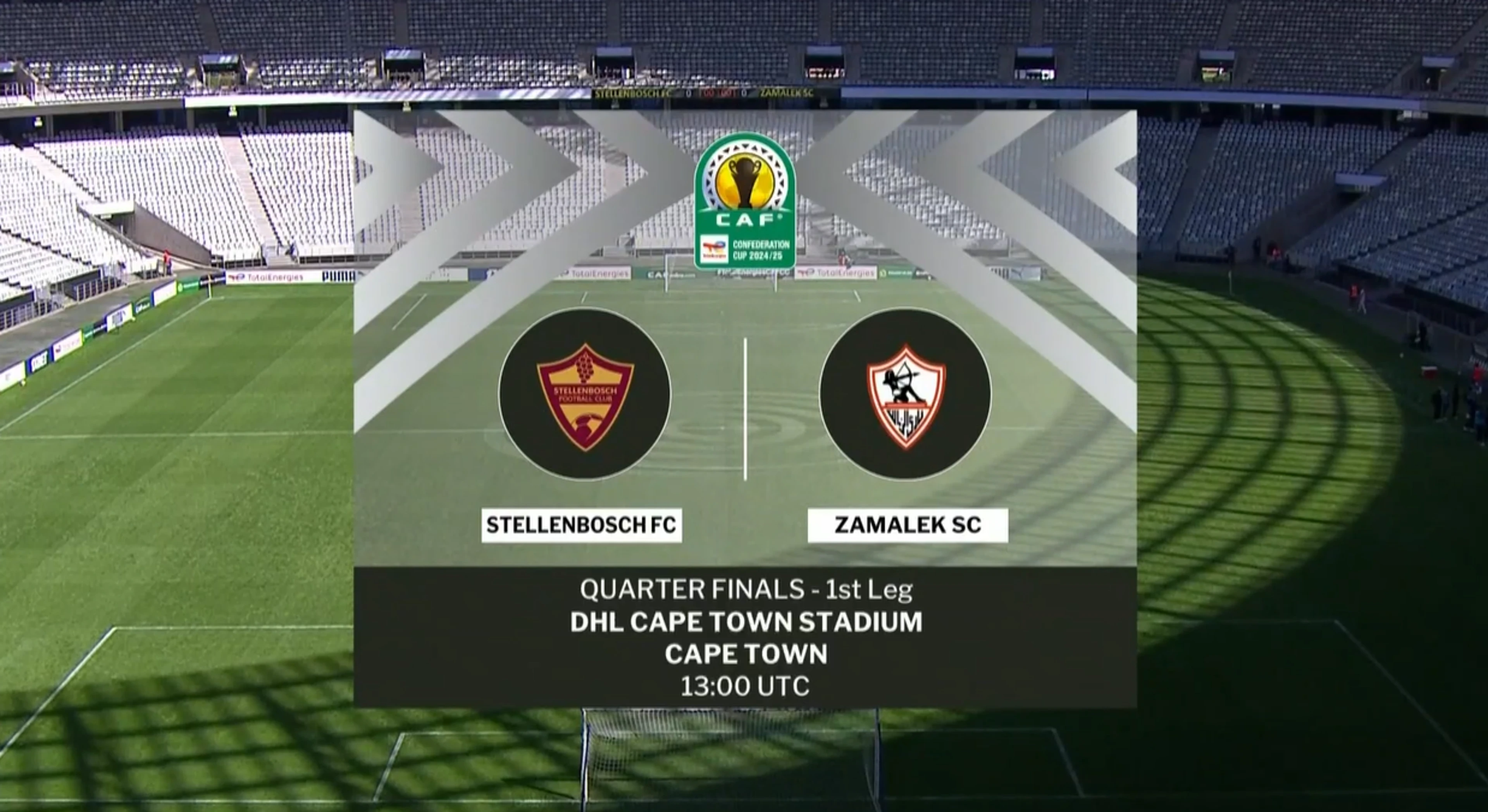 Stellenbosch FC v Zamalek | Match Highlights | CAF Confederations Cup