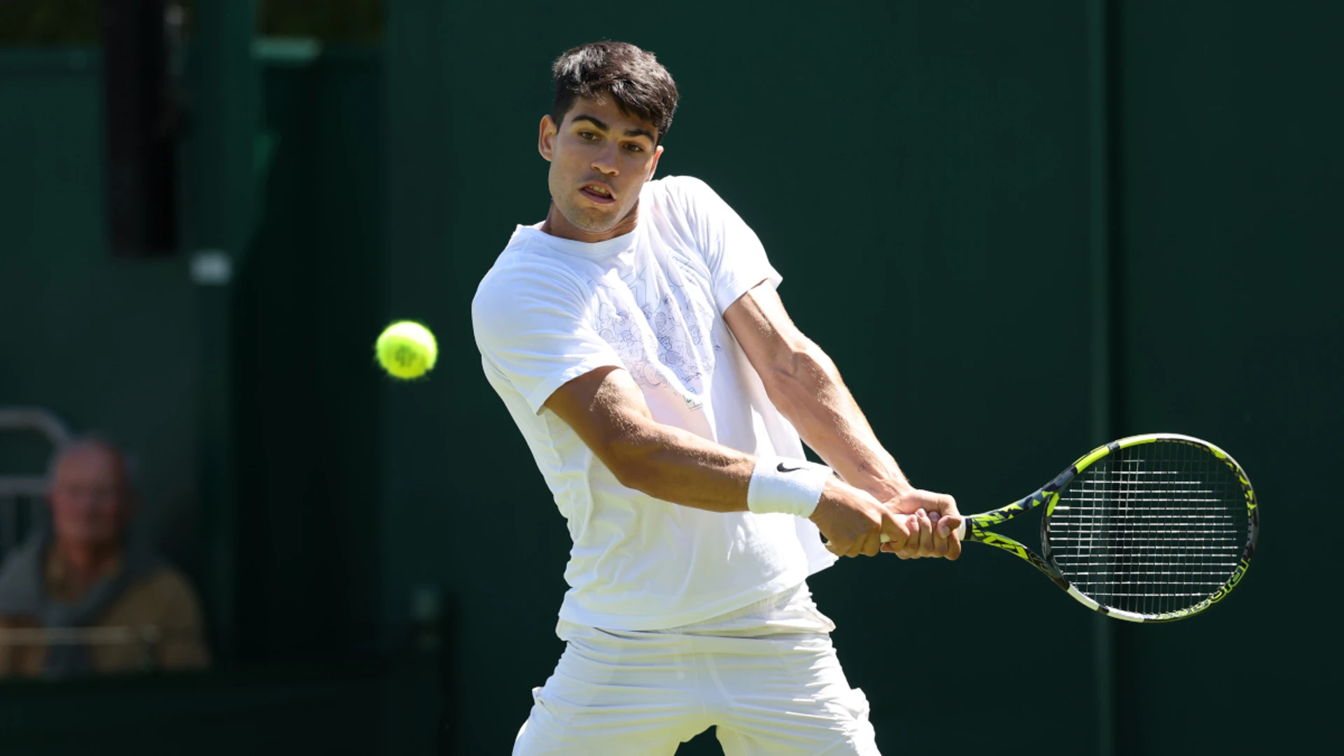 Alcaraz starts Wimbledon title defence against dreadlocked Estonian