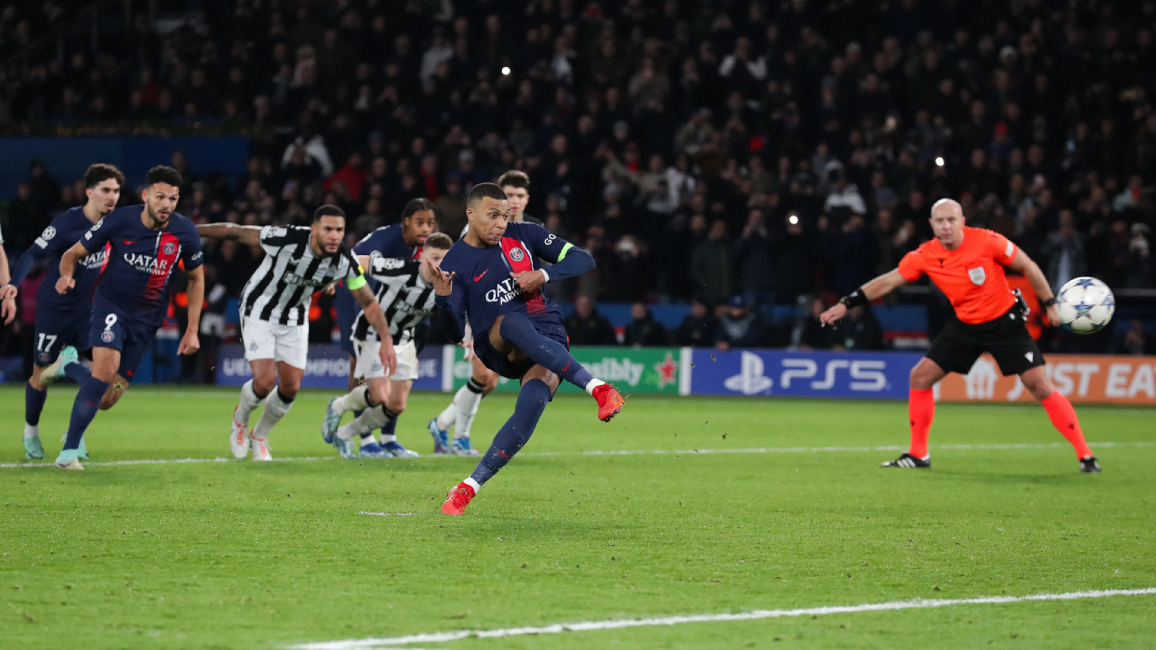 Mbappe rescues PSG with last-gasp equaliser against Newcastle