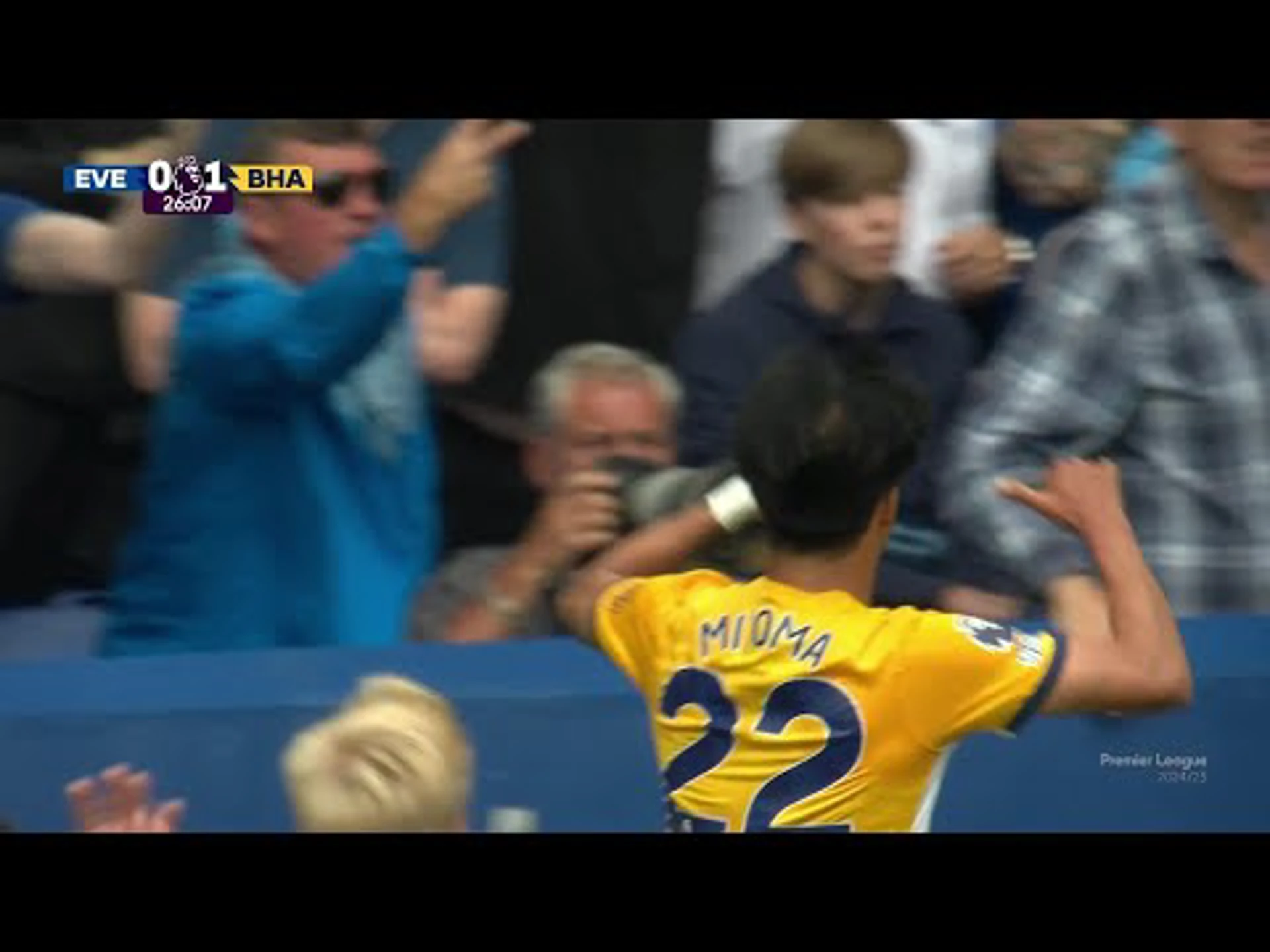 Kaoru Mitoma | 26ᵗʰ Minute Goal v Everton