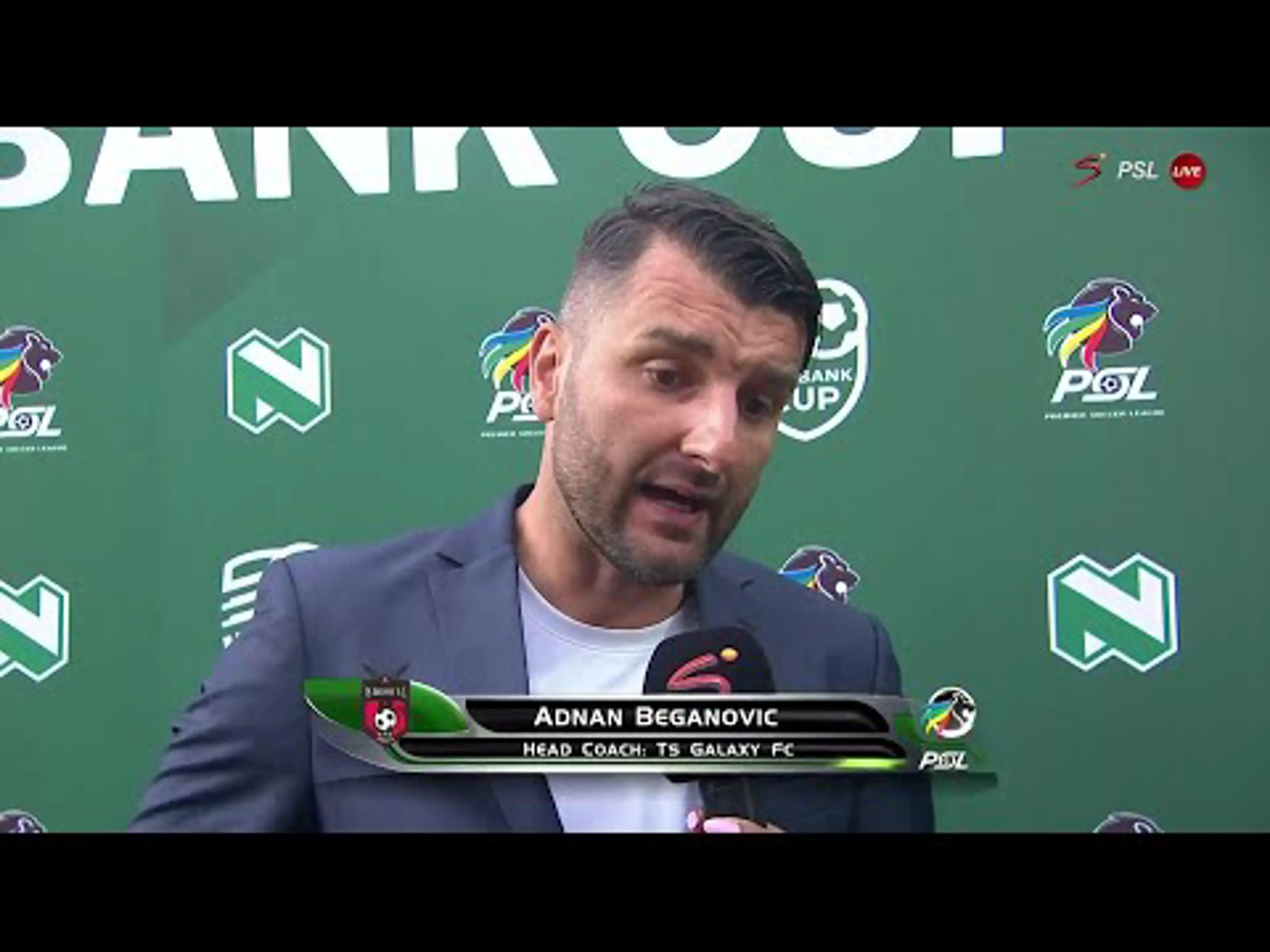 Beganović reaction after eliminating Sundowns | TS Galaxy v Mamelodi Sundowns